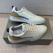 CL 25C Brunello Cucinelli White Sneaker Suede 298886