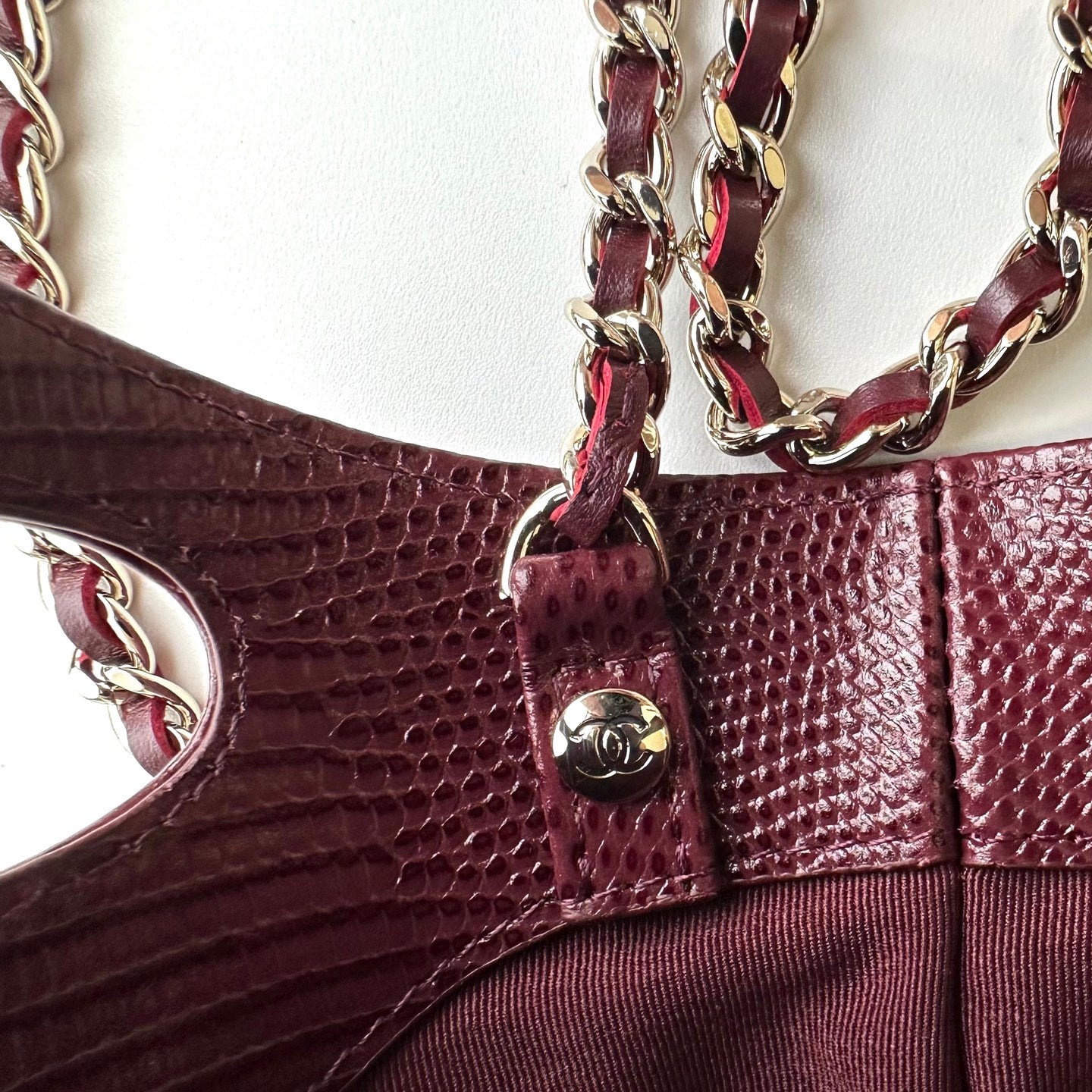 Chanel 2026 Lizard-Embossed Nano 31 Bag 20.5cm Calfskin