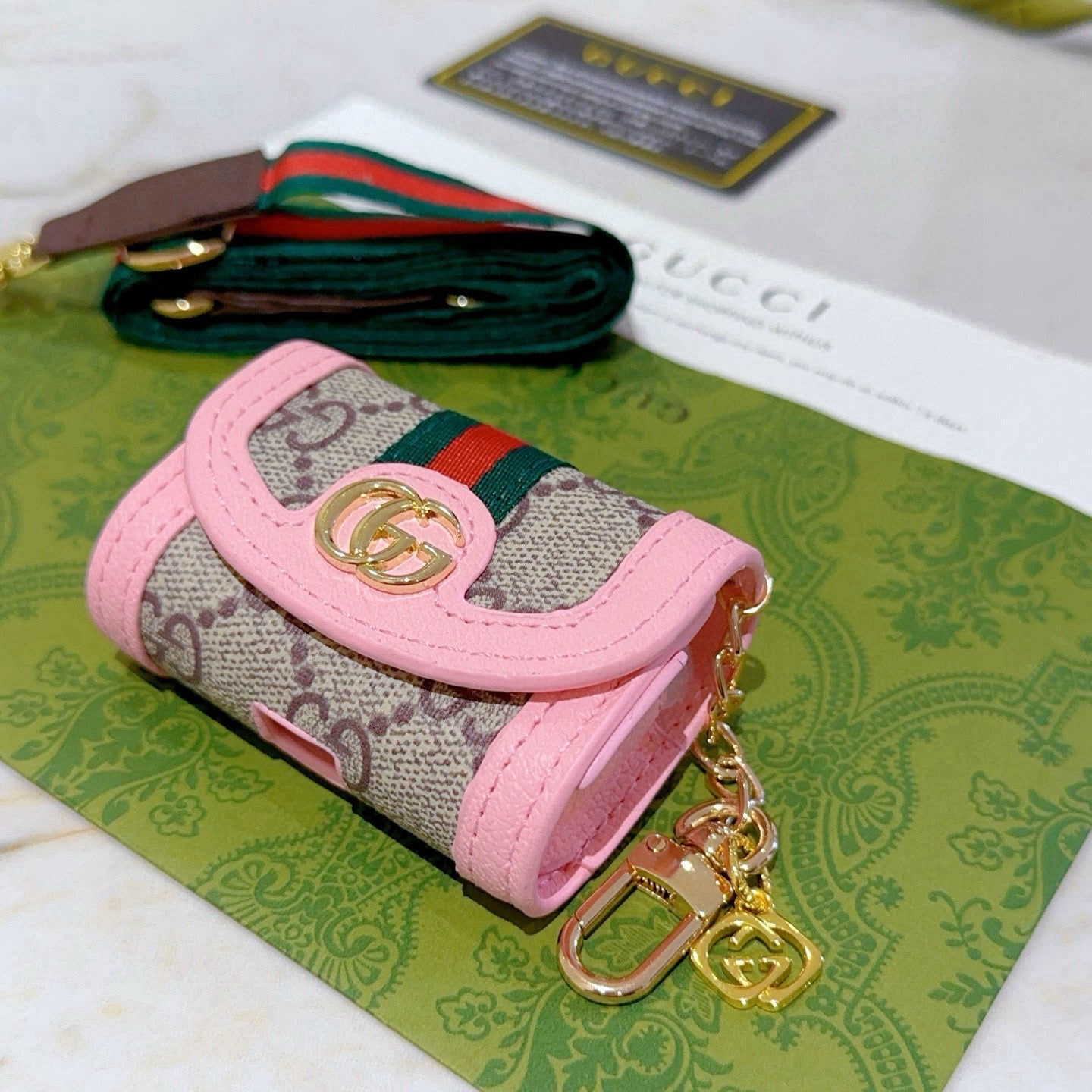 Gucci Pink Bag Charm