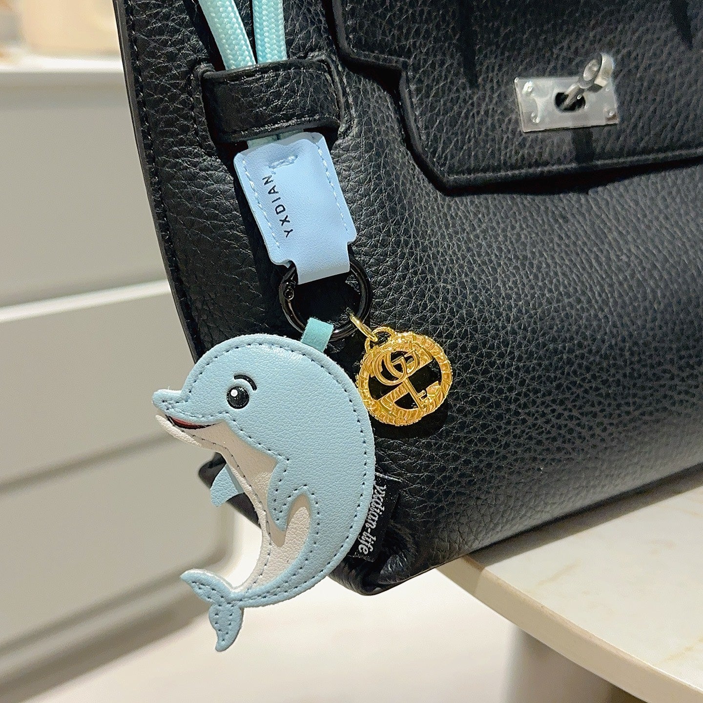 Gucci Blue Dolphin Charm