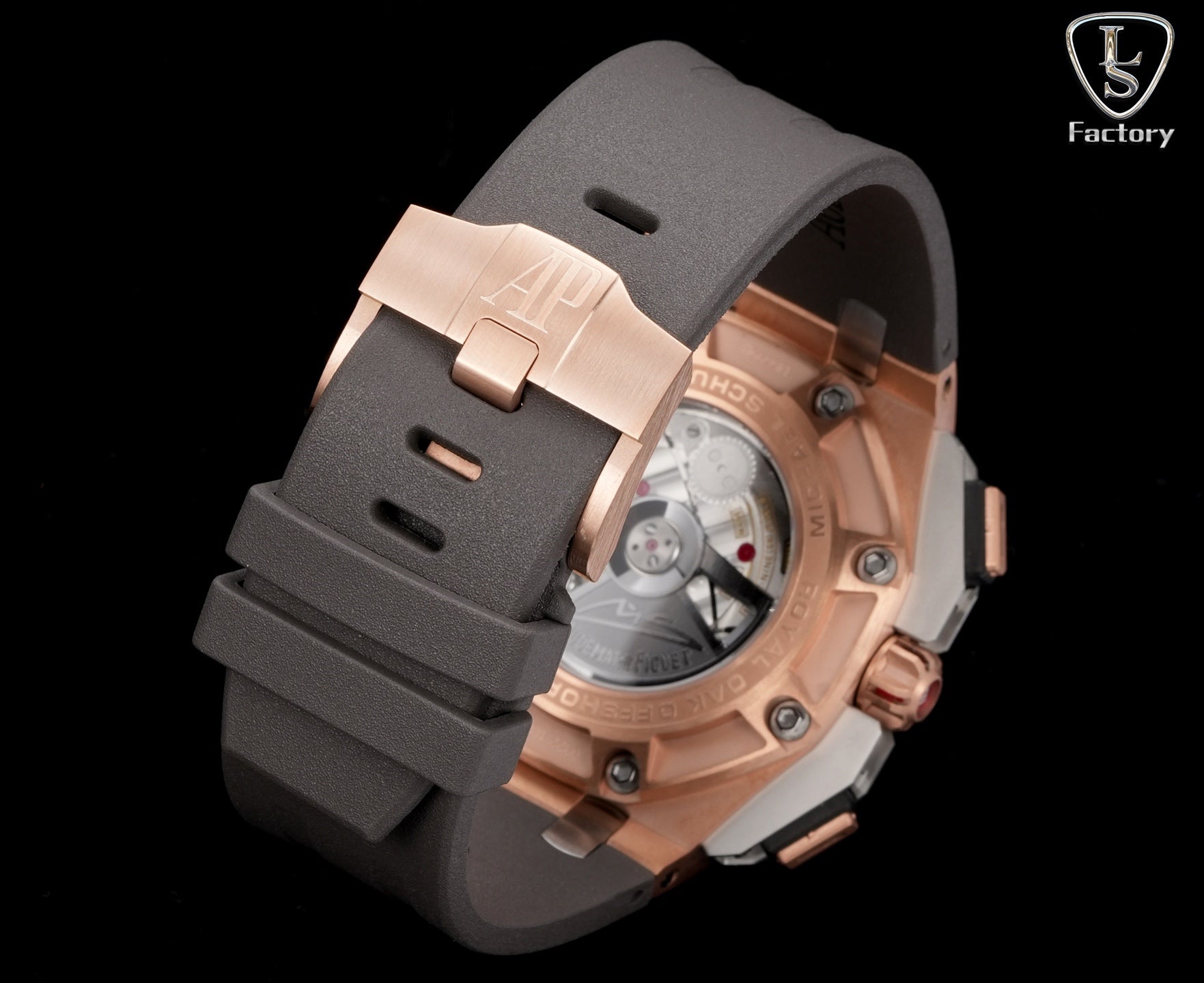 Audemars Piguet Royal Offshore Chronograph 44mm Rose Gold Case Brown Grey Dial