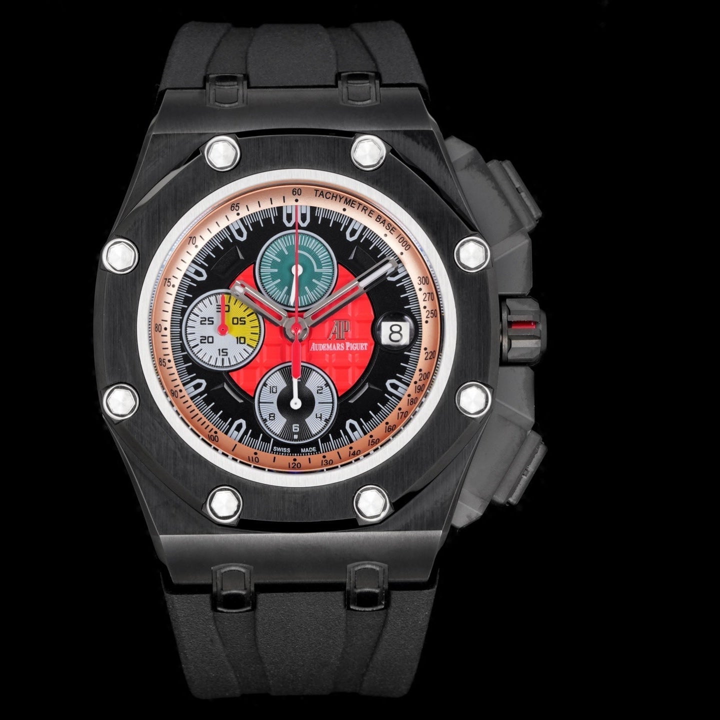 Audemars Piguet Royal Oak Offshore Chronograph 44mm Black Case Red Dial