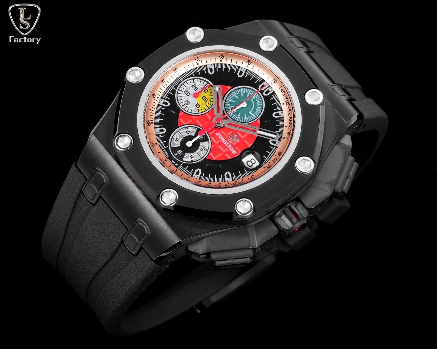 Audemars Piguet Royal Oak Offshore Chronograph 44mm Black Case Red Dial