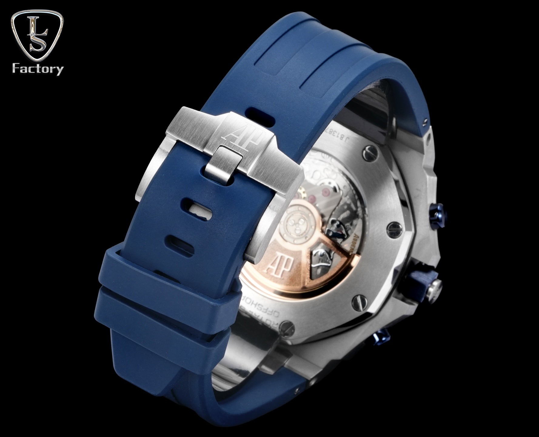 Audemars Piguet Royal Oak Offshore Chronograph 42mm Stainless Steel Blue Dial Rubber Strap