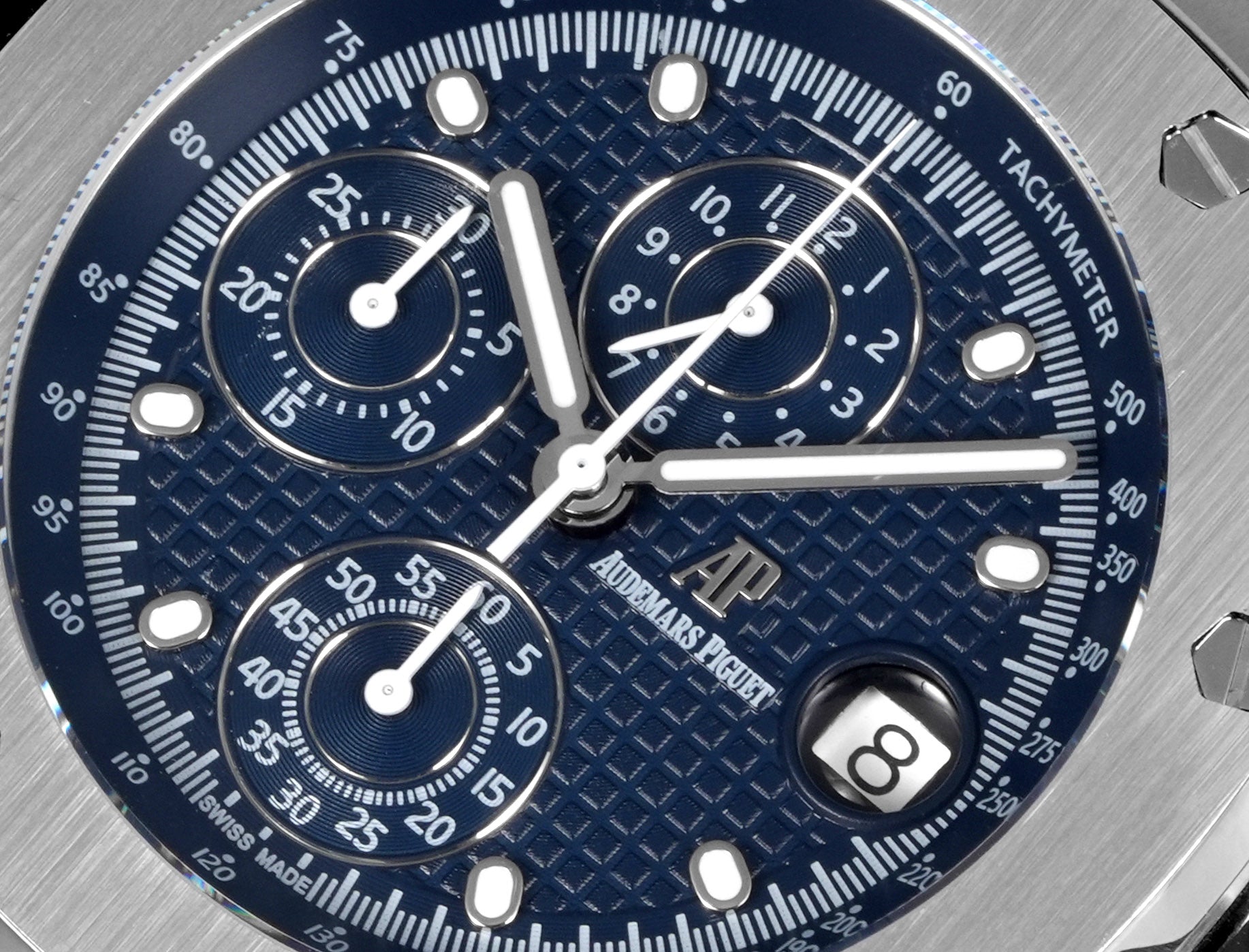 Audemars Piguet Royal Oak Offshore Chronograph 42mm Stainless Steel Blue Dial Rubber Strap