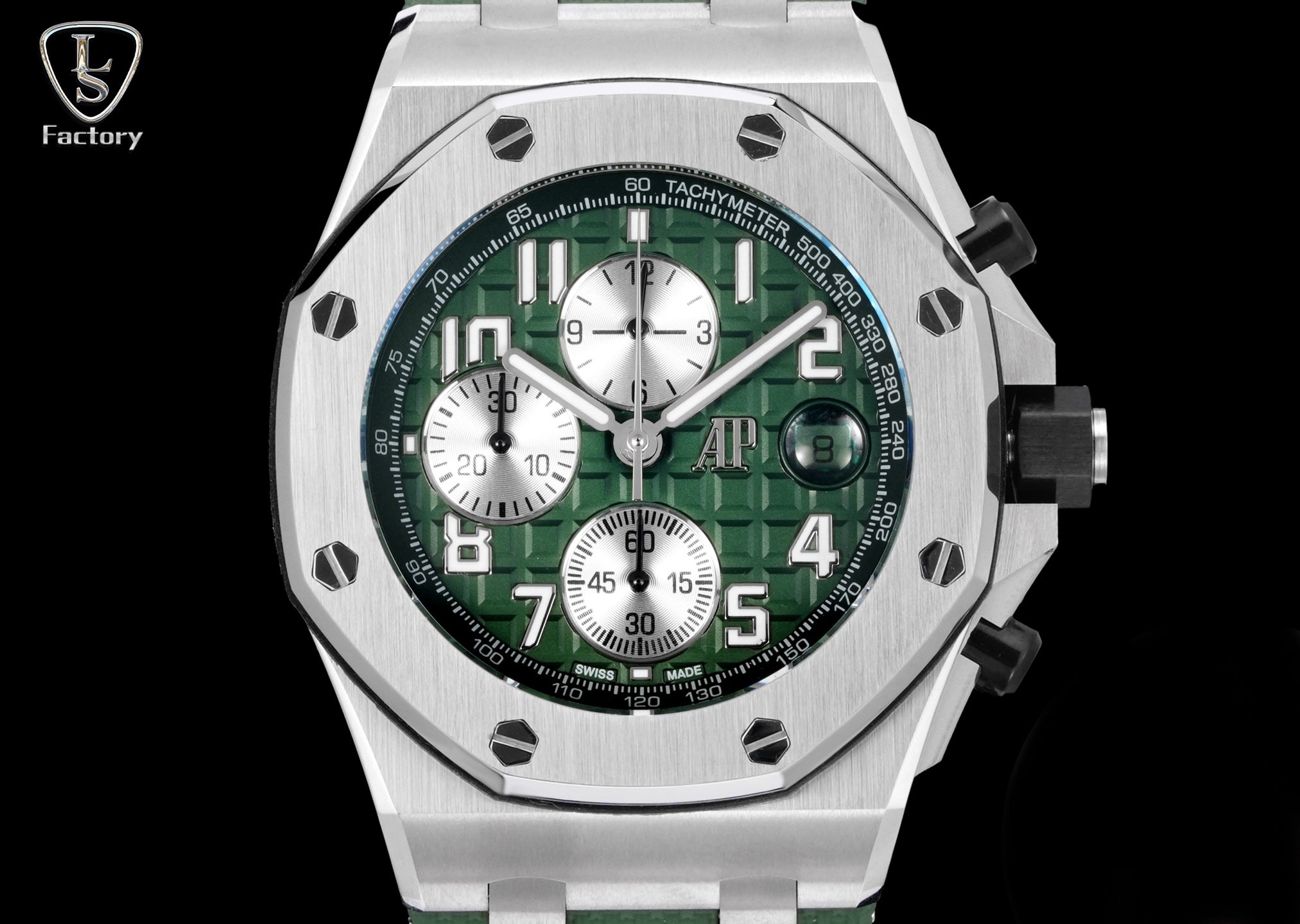 Audemars Piguet Royal Oak Offshore Chronograph 42mm Stainless Steel Cloud Green Dial