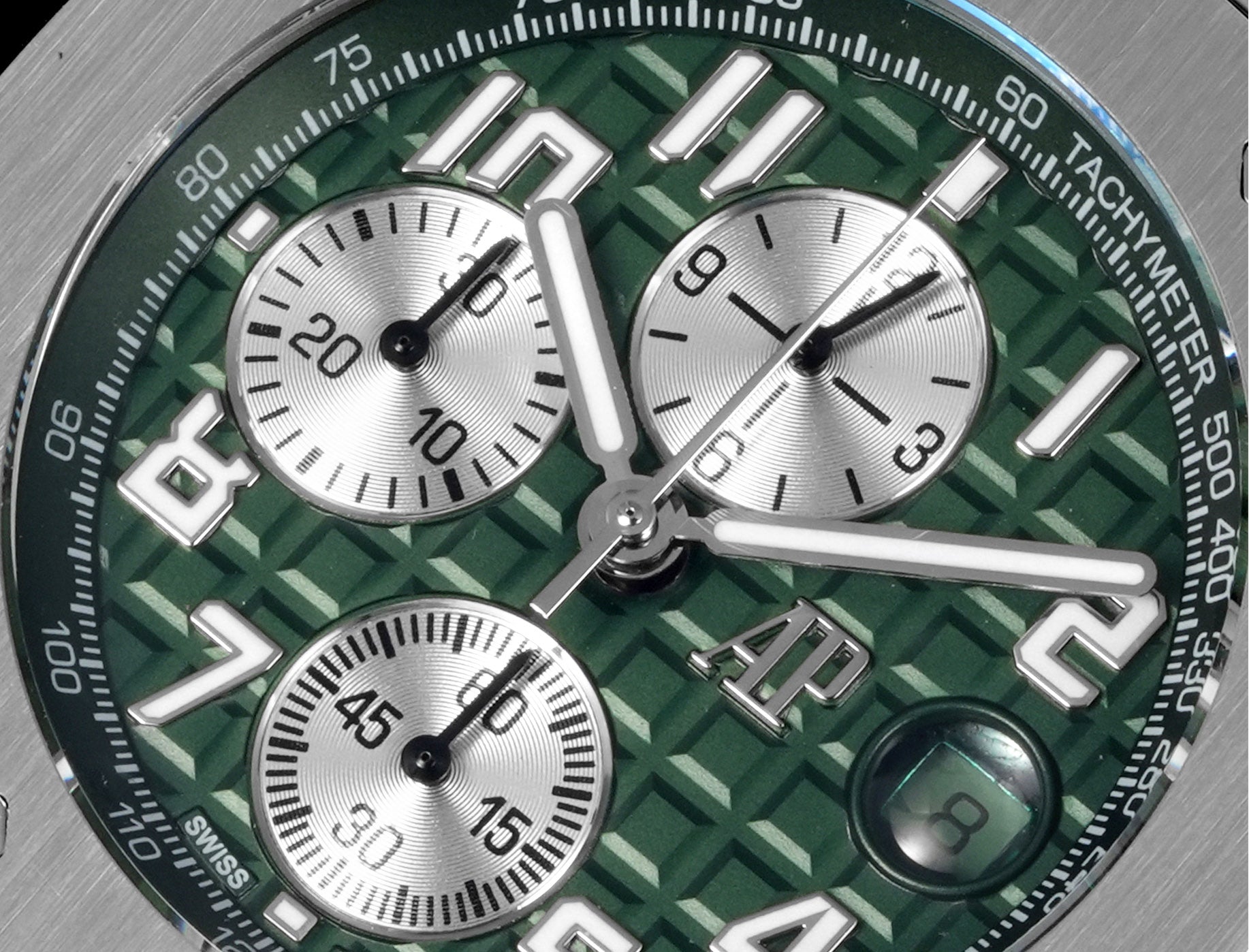 Audemars Piguet Royal Oak Offshore Chronograph 42mm Stainless Steel Cloud Green Dial