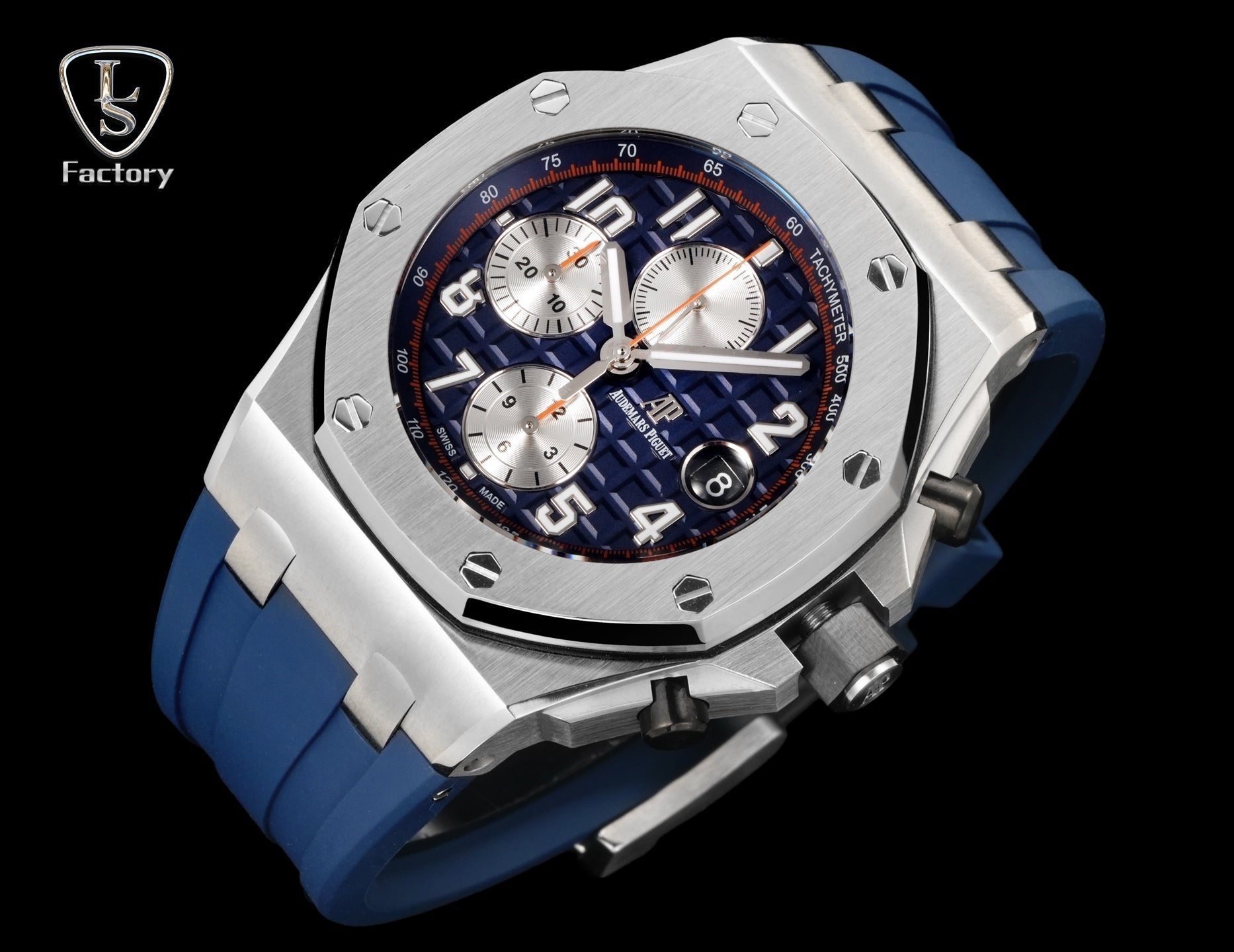 Audemars Piguet Royal Oak Offshore Chronograph 42mm Stainless Steel Blue Grey Dial