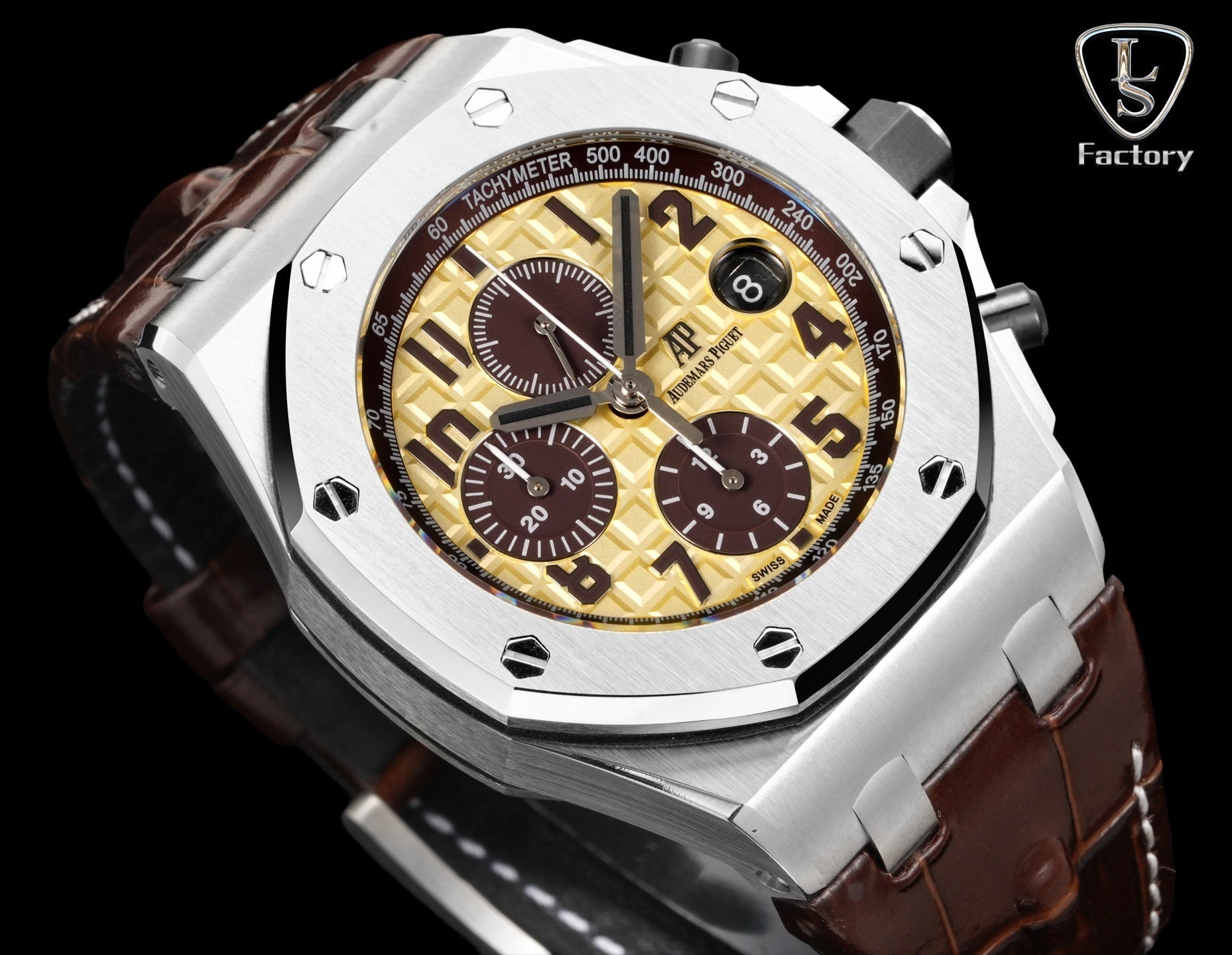 Audemars Piguet Royal Oak Offshore Chronograph 42mm Stainless Steel Cream Dial