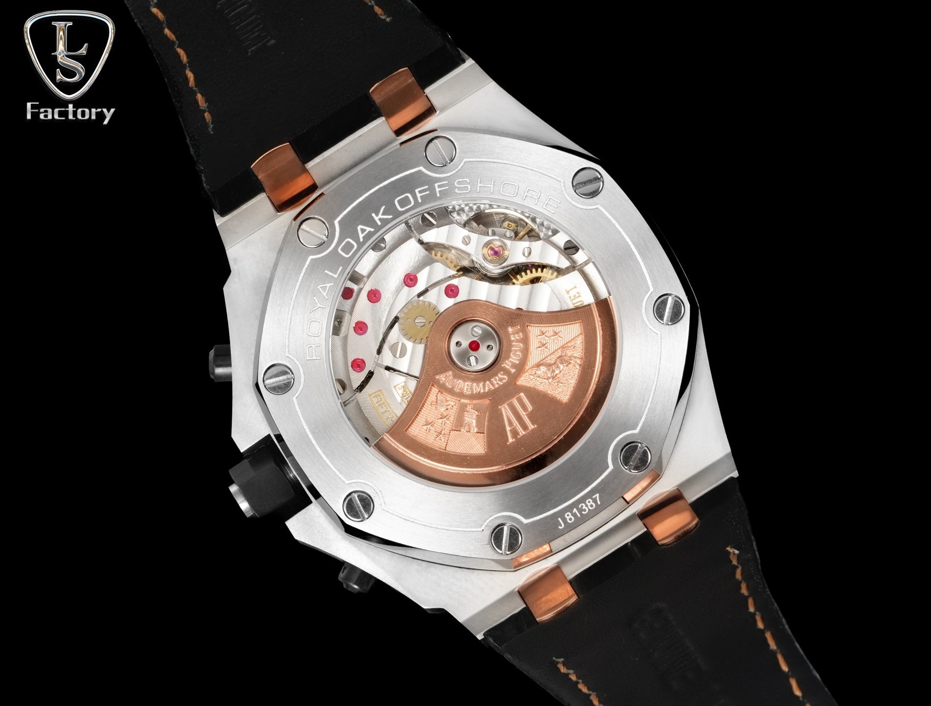 Audemars Piguet Royal Oak Offshore Chronograph 42mm Rose Gold Blue Dial