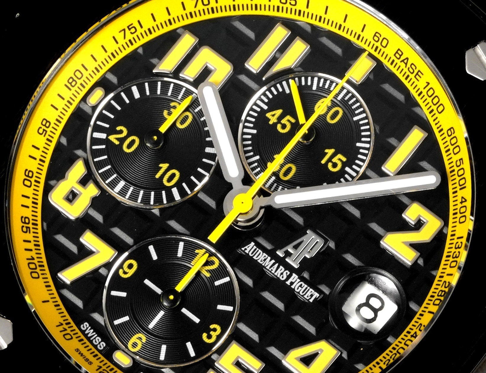 Audemars Piguet Royal Oak Offshore Chronograph 42mm Stainless Steel Black Yellow
