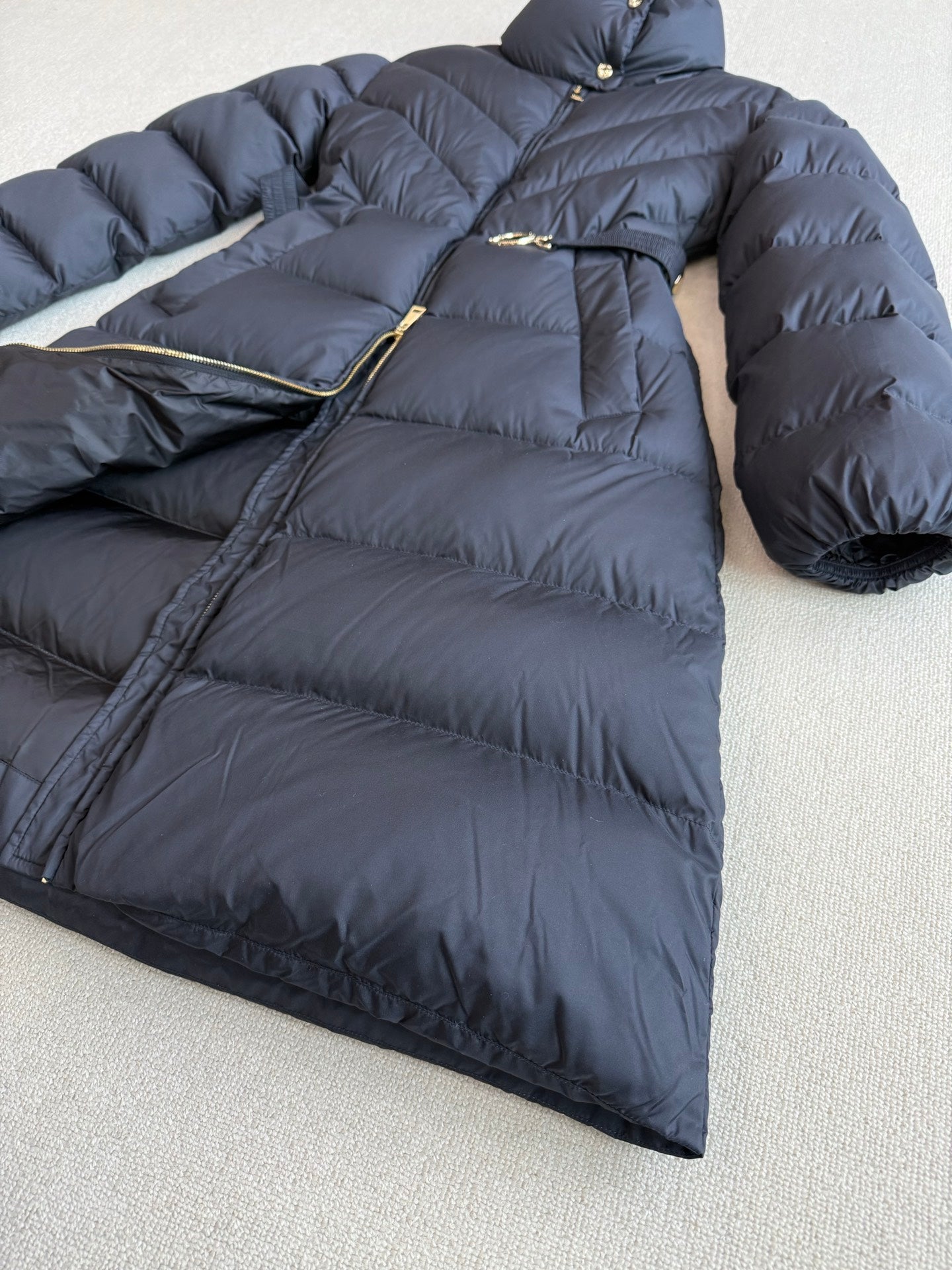 Moncler 2025 Courcelles Jacket Blue Down Polyester