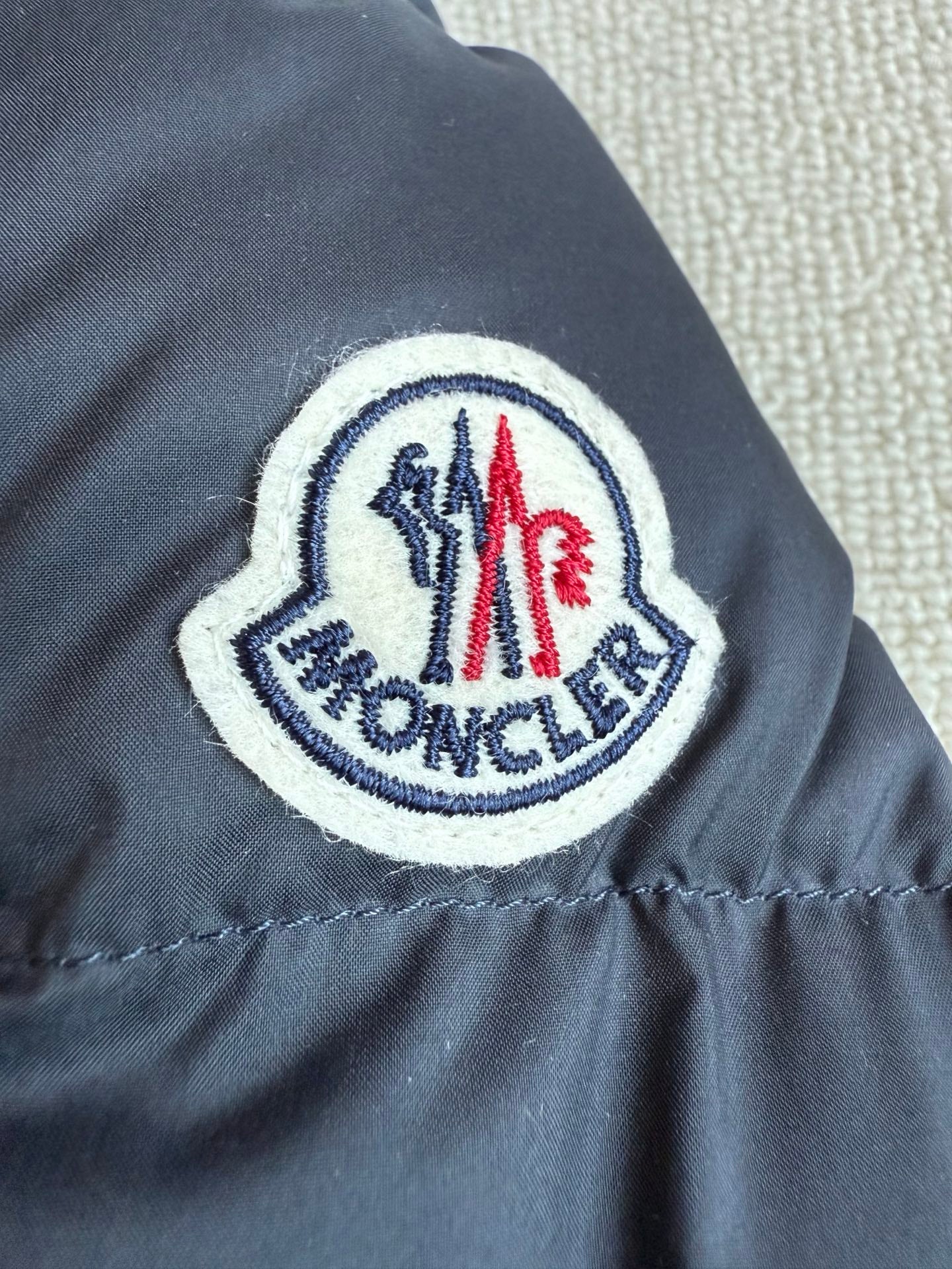 Moncler 2025 Courcelles Jacket Blue Down Polyester