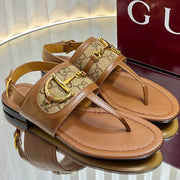 GC 25 Thong Sandal Brown Canvas 294682