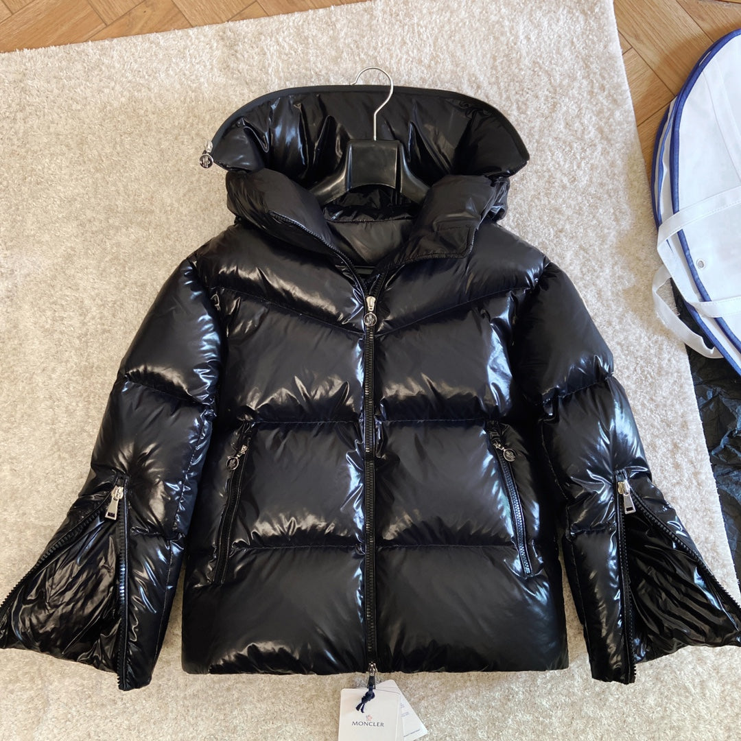 Moncler 2025 High-shine Padded Black Down Jacket