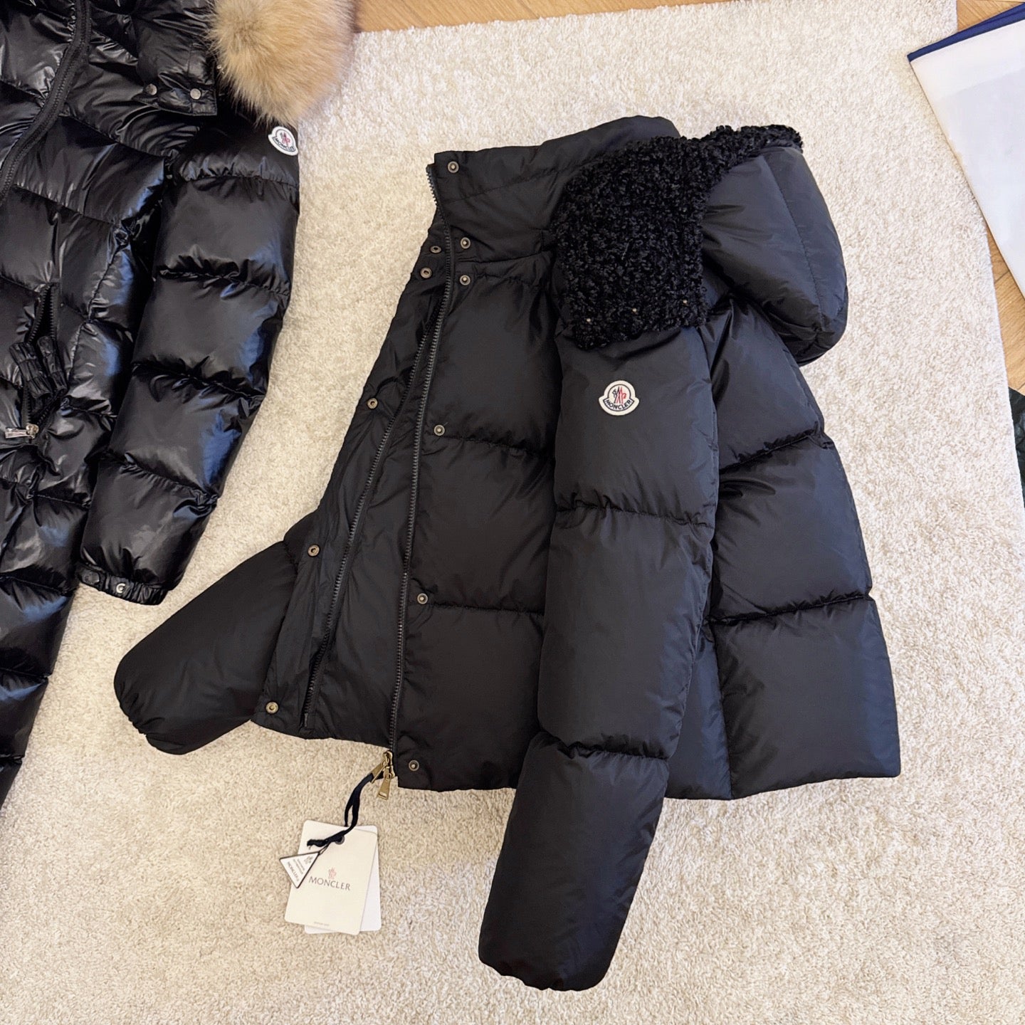 Moncler 2025 Castelnou Jacket Black Wool Down