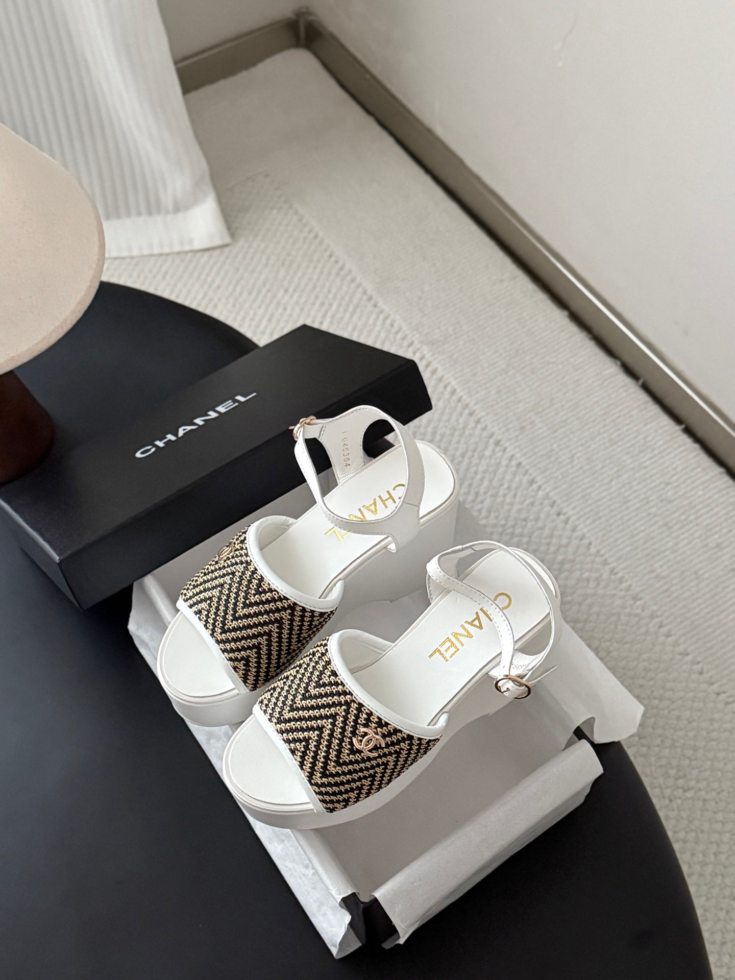 Chanel 2026 Sandals 120mm Lambskin 926361