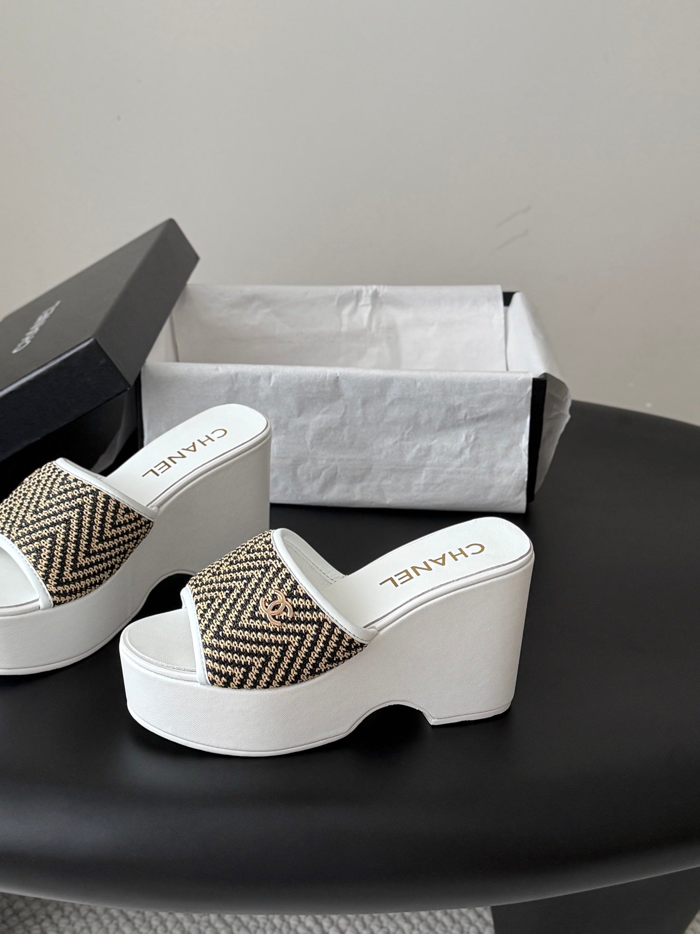 Chanel 2026 Sandals 120mm Lambskin 926367
