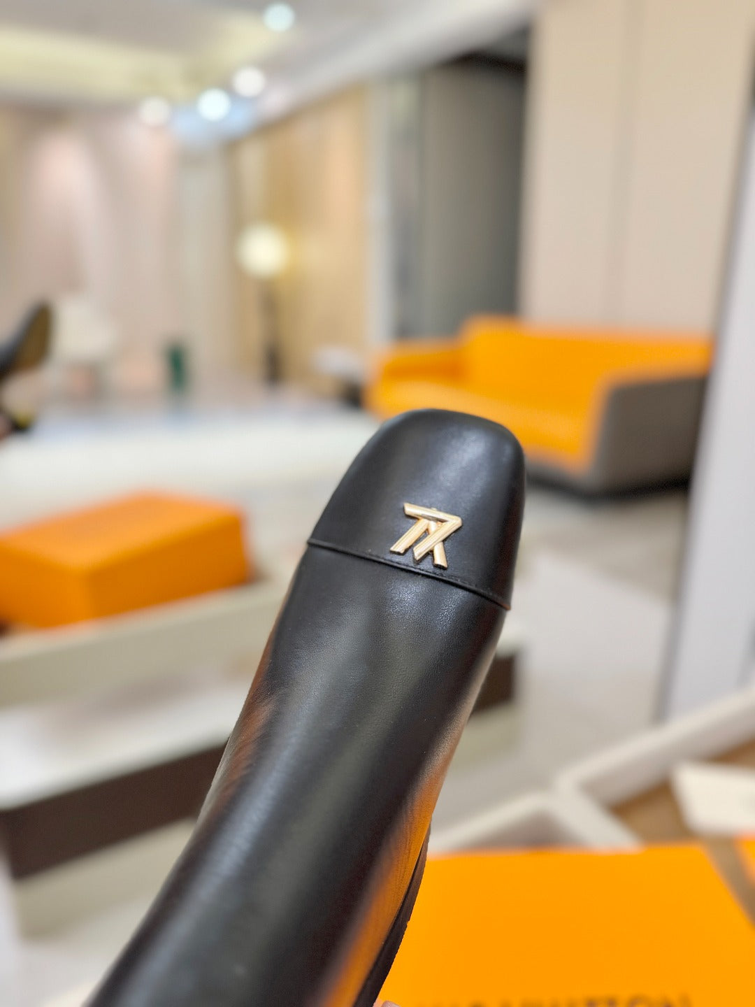 LV Ankle Boots 90 Black Sheepskin 573716