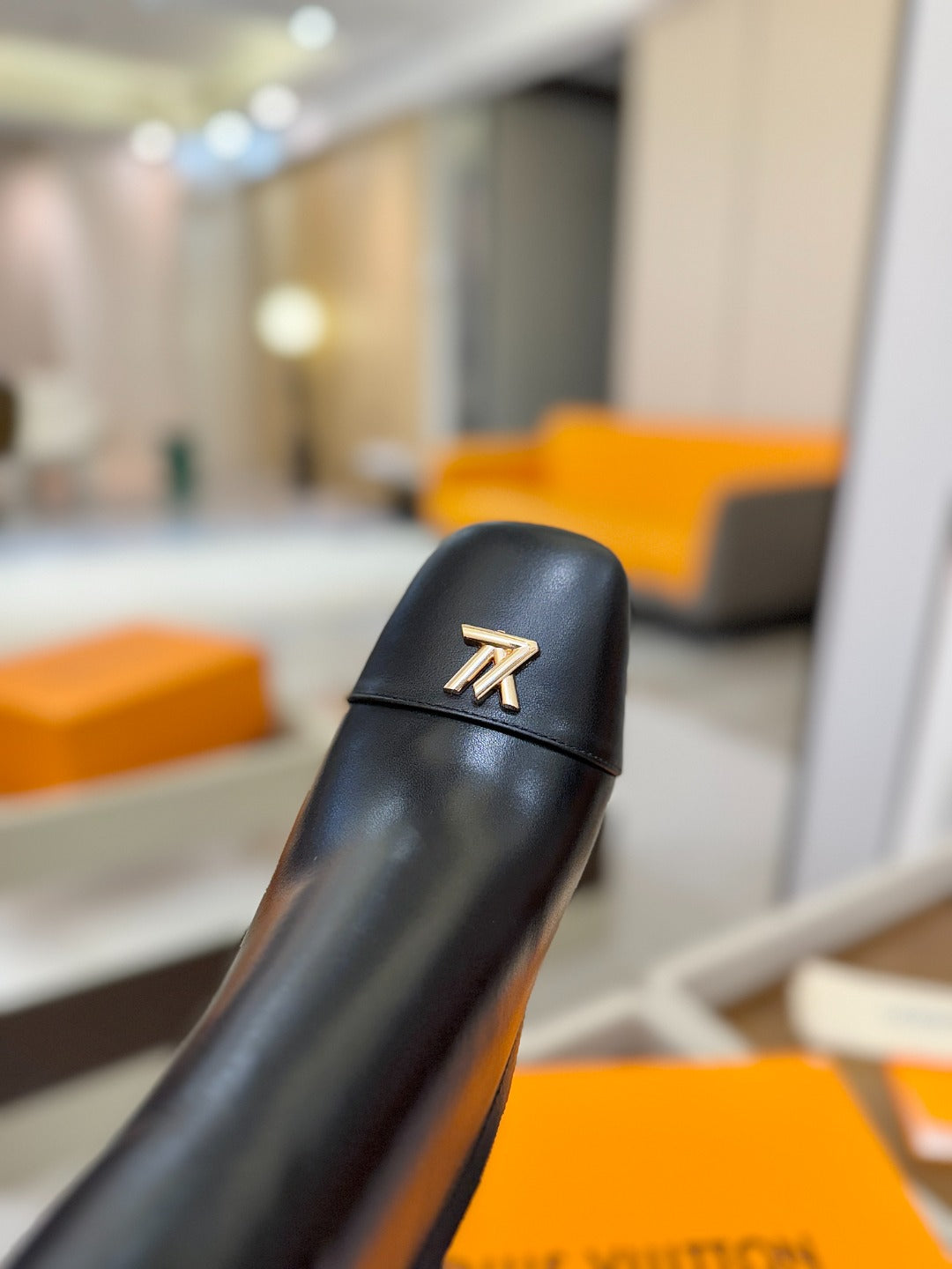 LV Ankle Boots 110 Black Sheepskin 573725