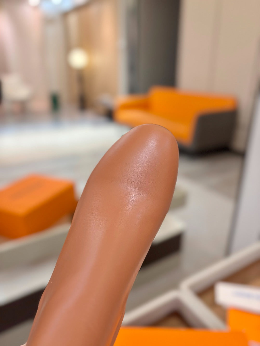 LV Ankle Boots 75 Camel Sheepskin 573726