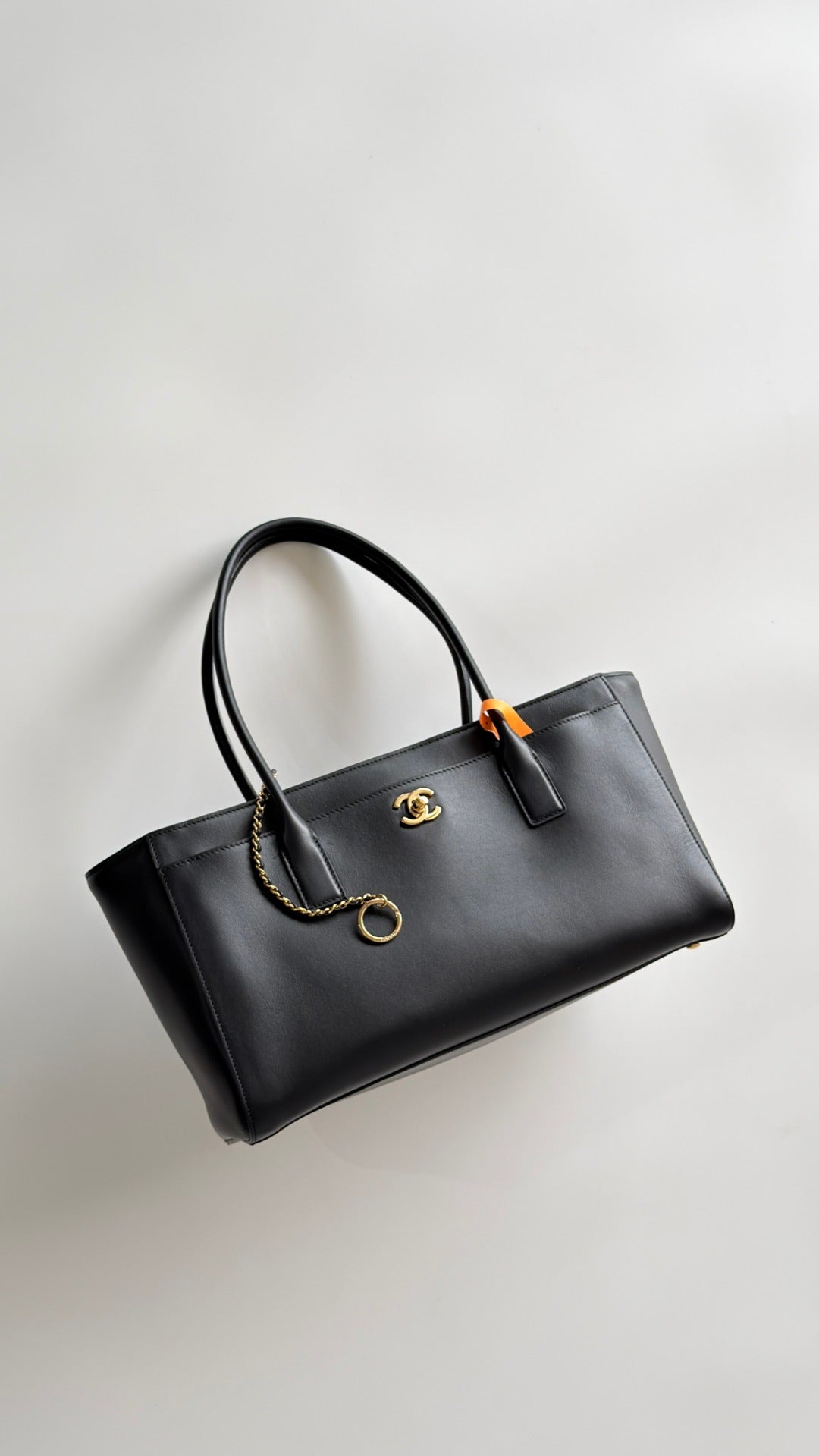 Chanel 2026 Executive Cerf Tote Bag Black Calfskin