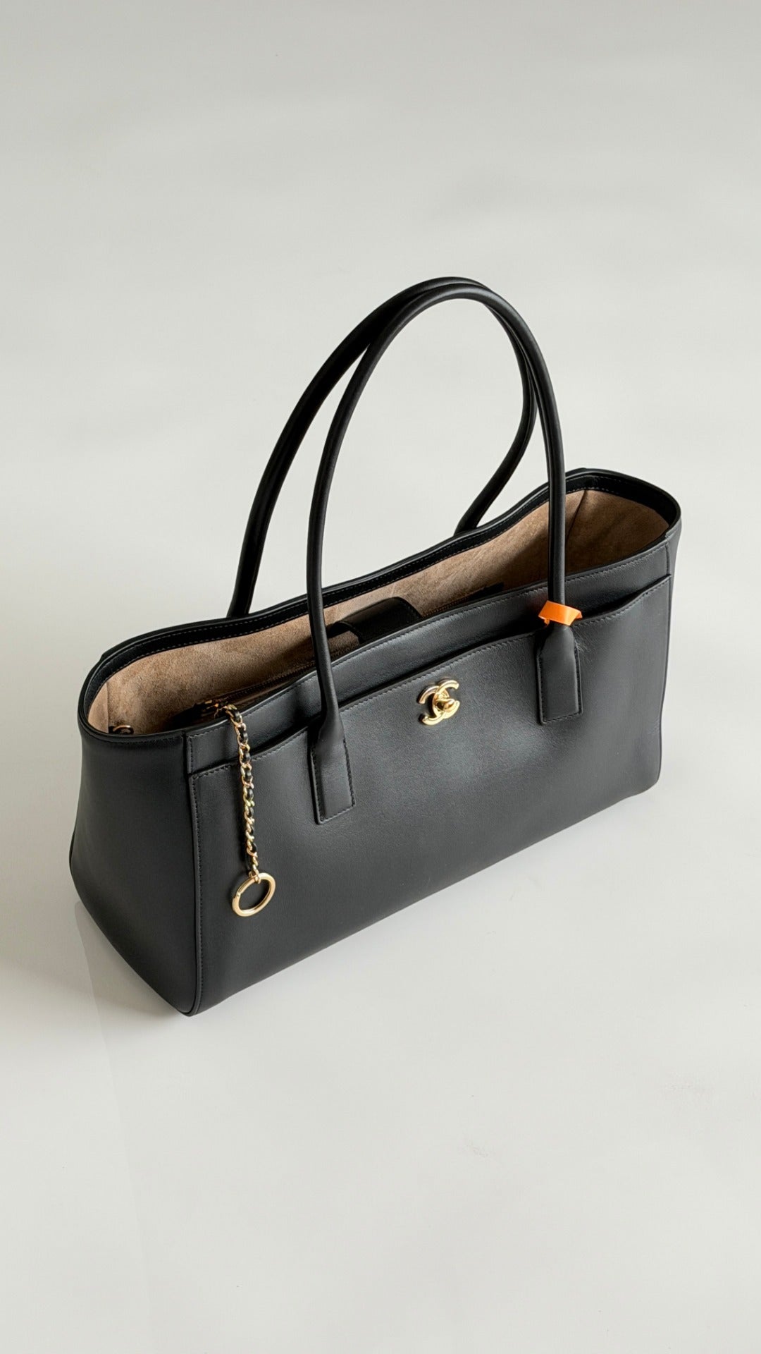 Chanel 2026 Executive Cerf Tote Bag Black Calfskin
