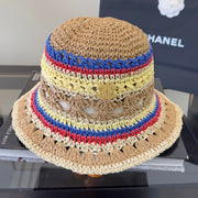 Chanel Multicolor Knitted Bucket Hat 400750