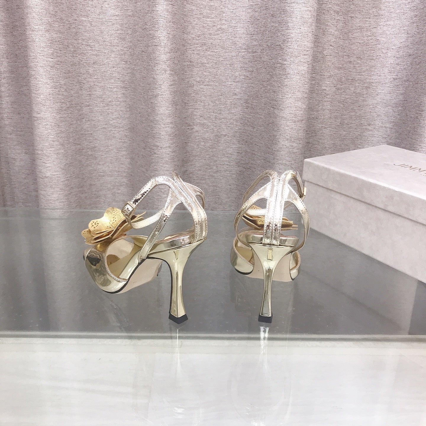 Jimmy Choo 2026 Mimmi Sandals 85mm Sheepskin 910775