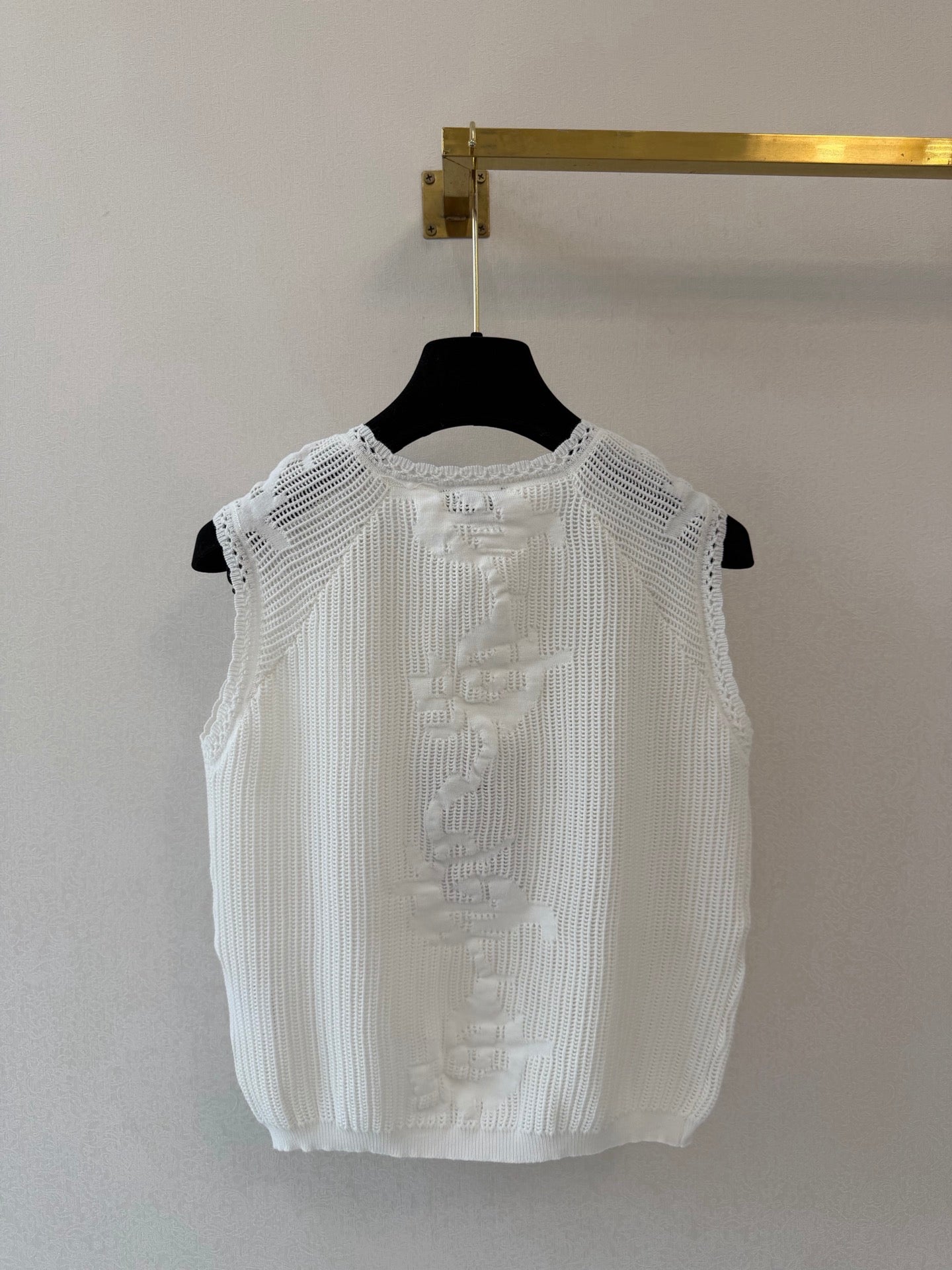 Chanel 2026 Tank Top White Cotton 394832