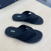 CD ALIDAS FLIP-FLOPS BLACK JACQUARD