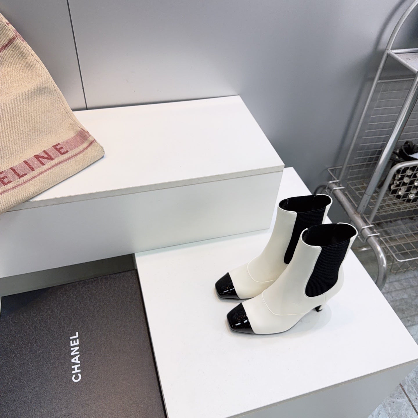Chanel 2026 Chelsea Ankle Boots 65mm Suede Sheepskin 942747