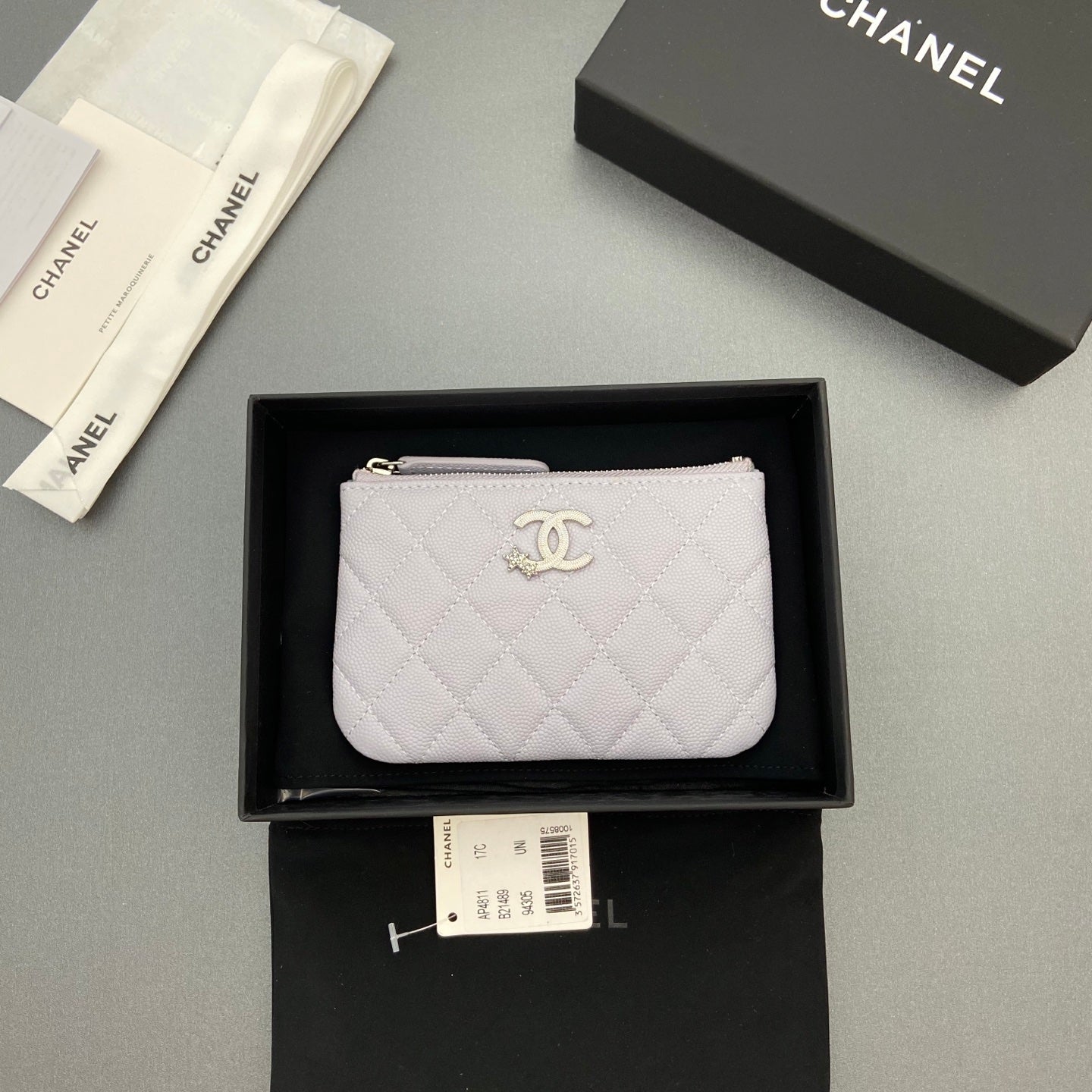 Chanel 25 Pouch 15cm Grained Calfskin 325090