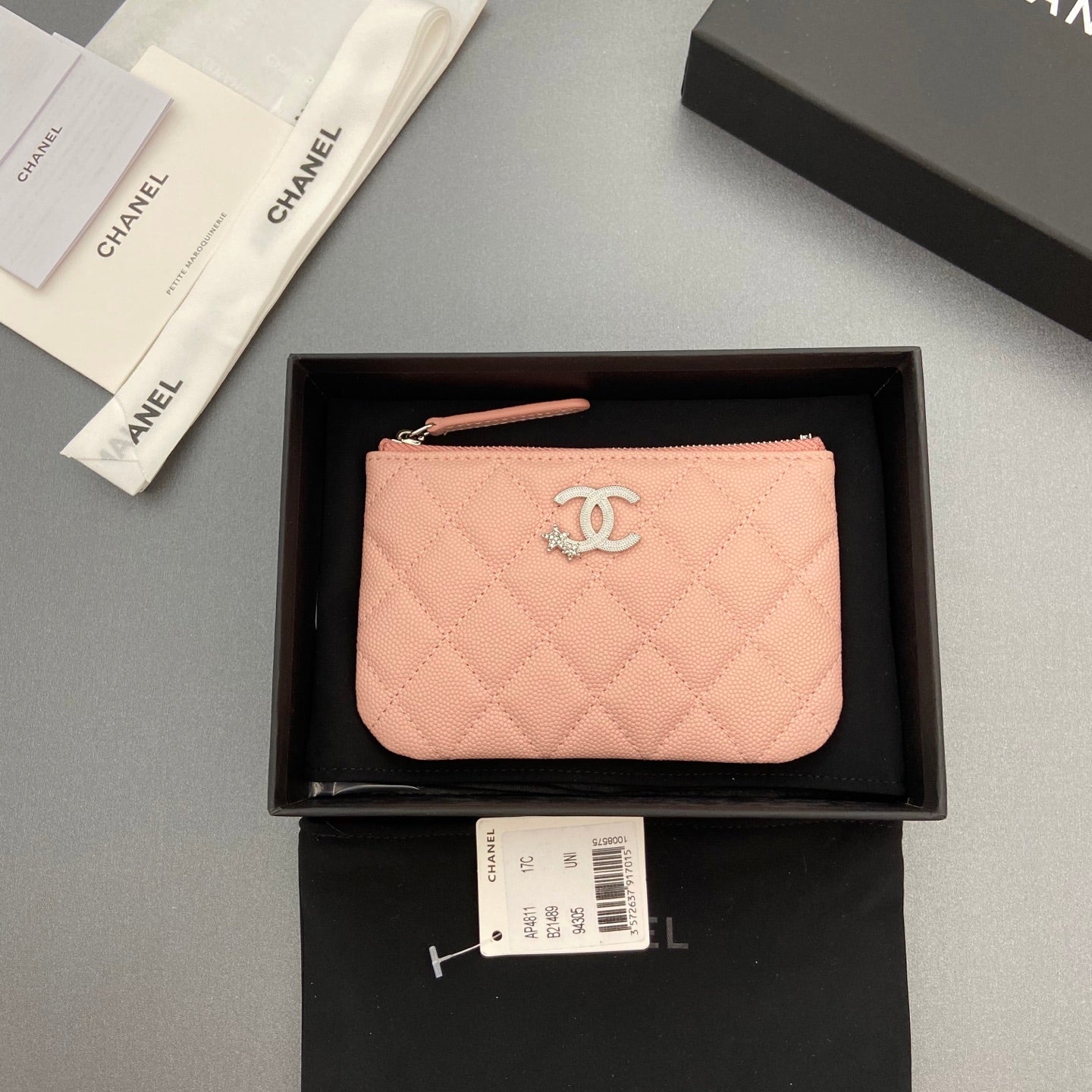 Chanel 25 Pouch 15cm Grained Calfskin 325090