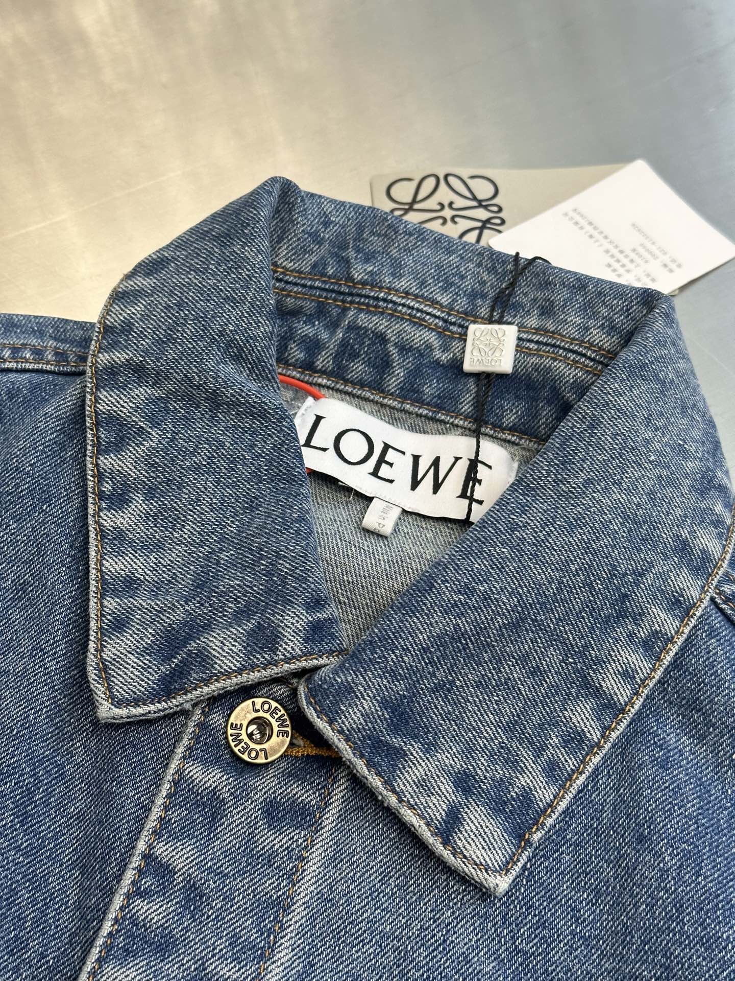 Loewe 25 Jacket Blue Denim 281409