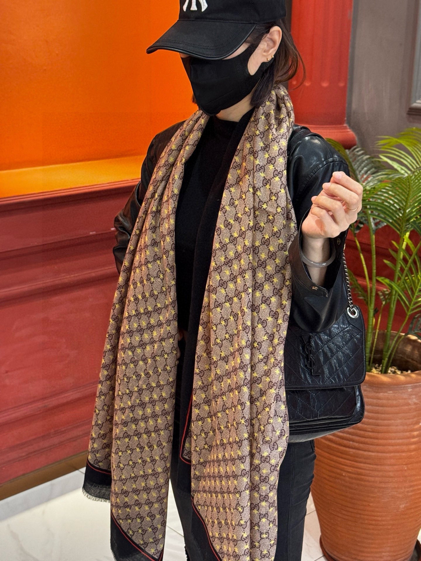 GG Classic 200CM Brown Black Wool 287729