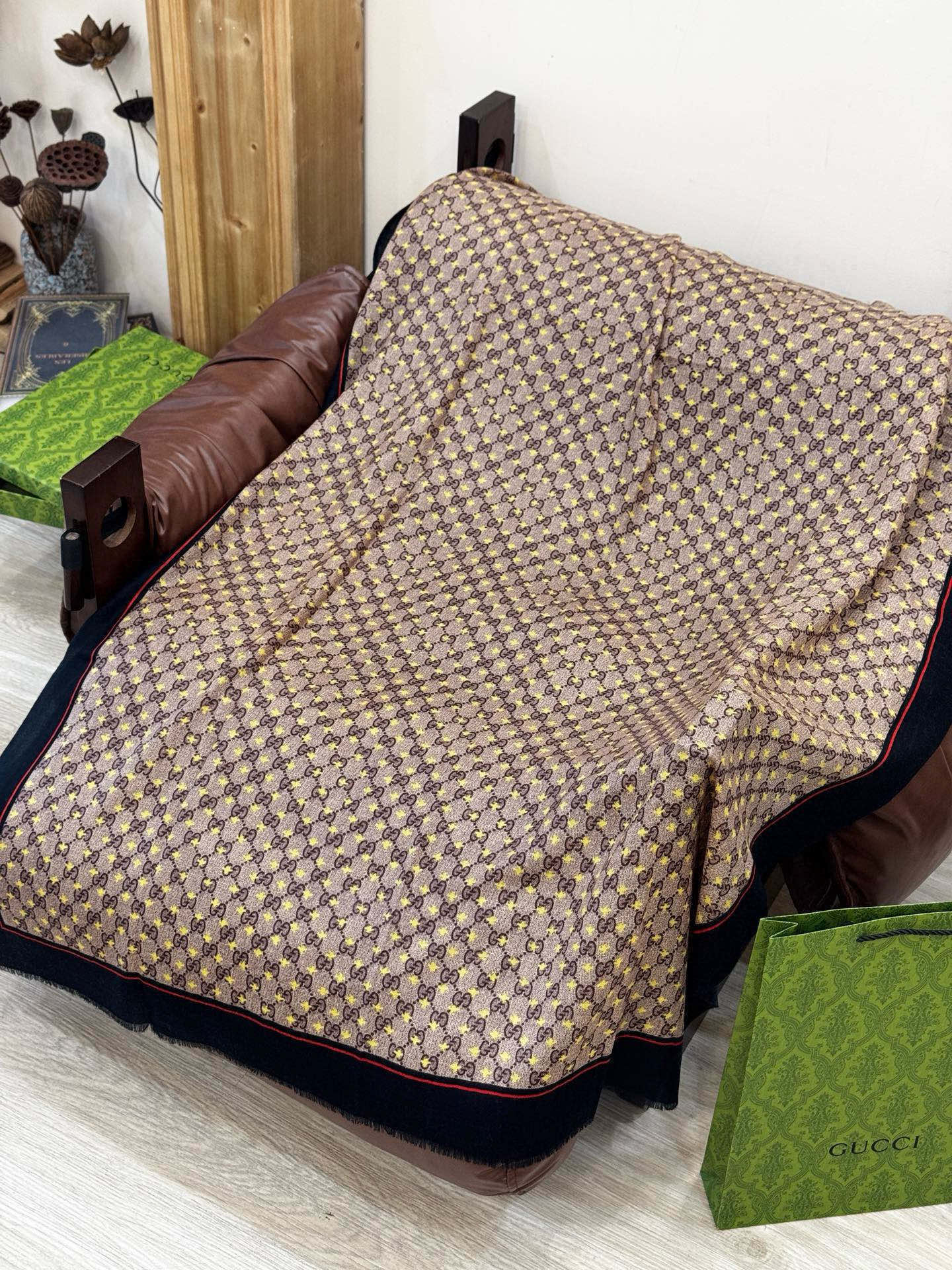 GG Classic 200CM Brown Black Wool 287729