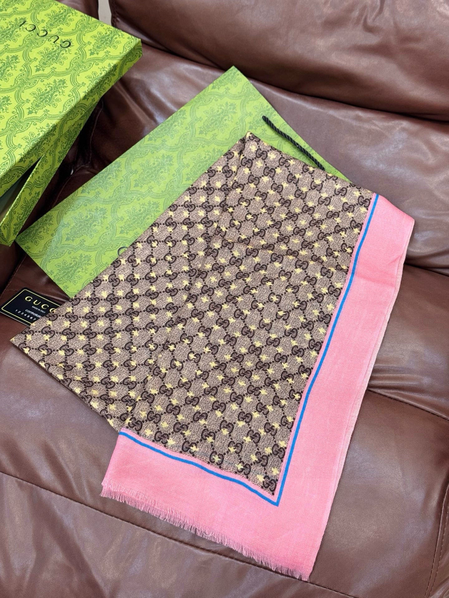 GG Classic 200CM Brown Pink Wool 287730