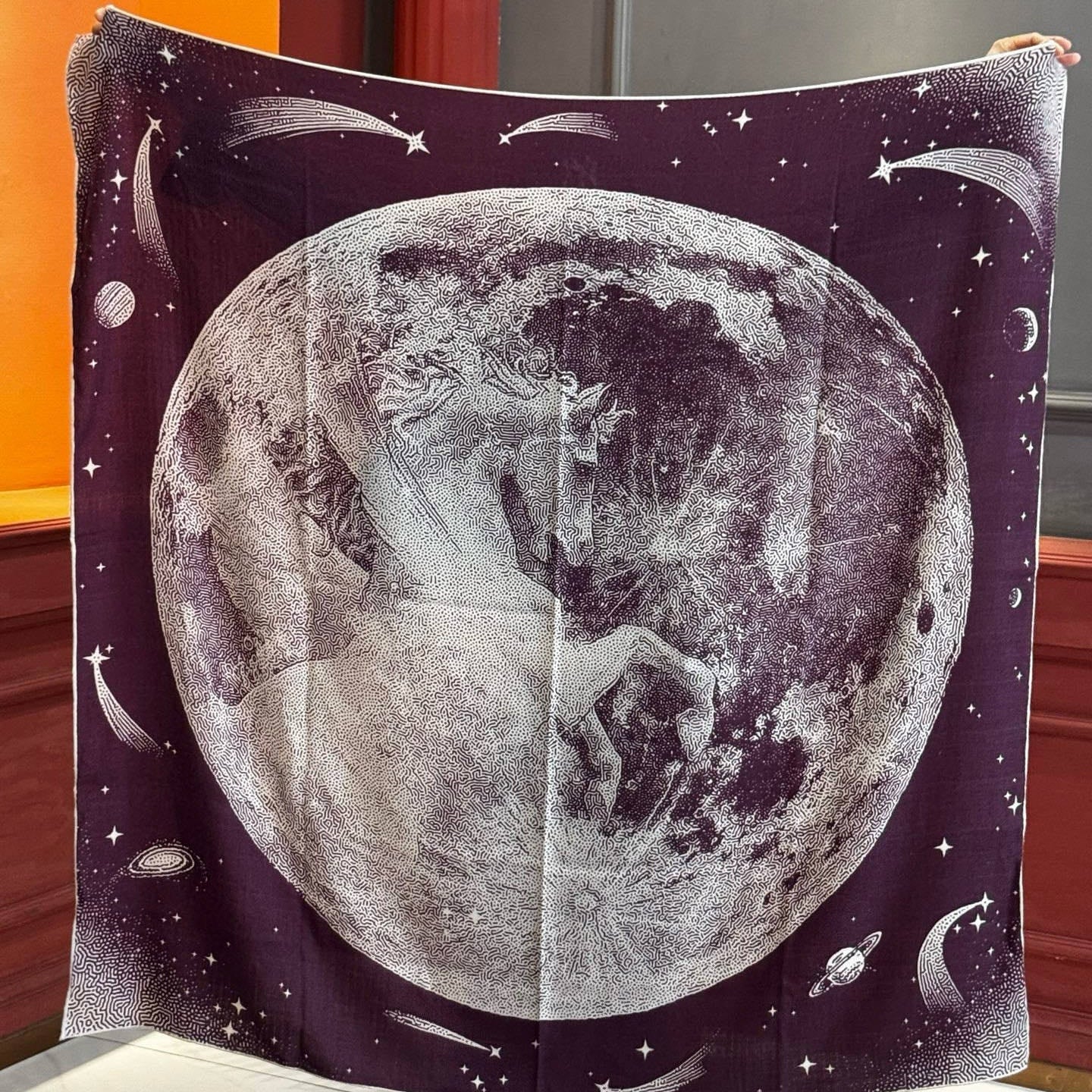 HM Clair de Lune 140 CM Purple Cashmere and Silk 293249