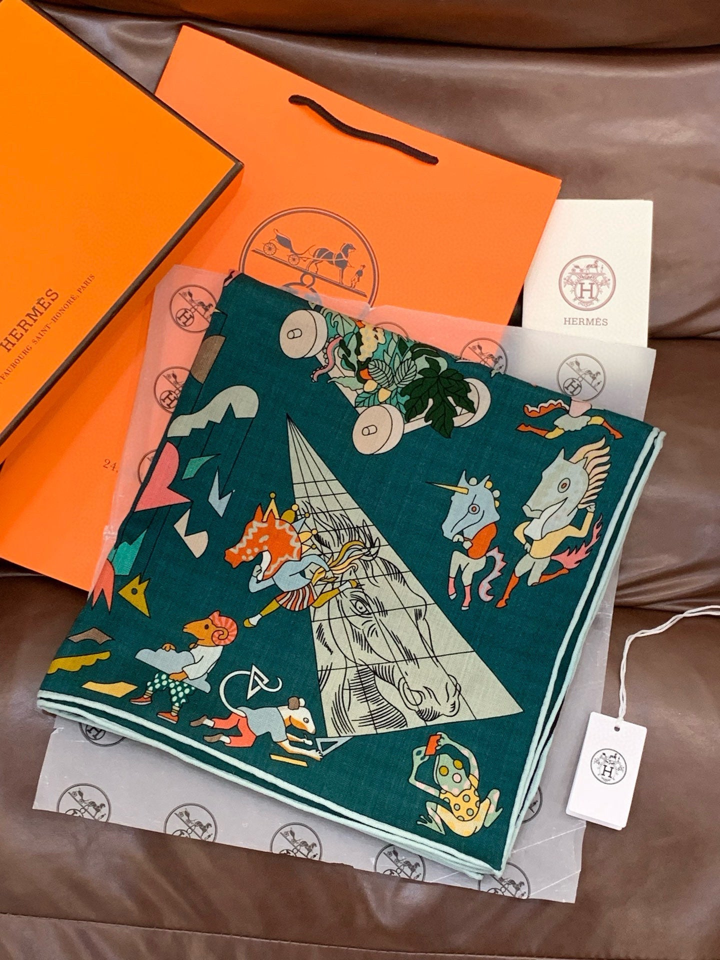 HM Equestrian Academy 140 CM Dark Green Cashmere and Silk 293273