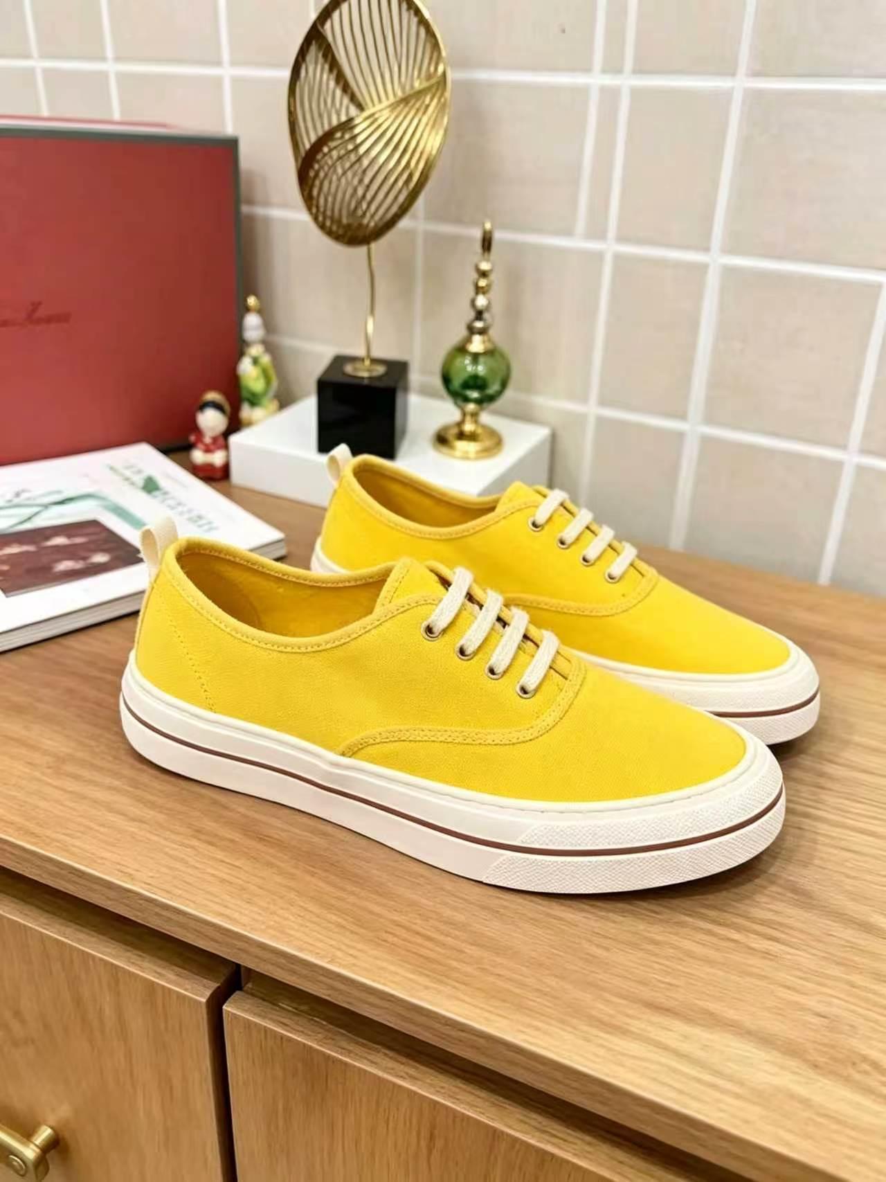 Loro Piana 2026 Tennis Walk LP Casual Sneaker Canvas 935782