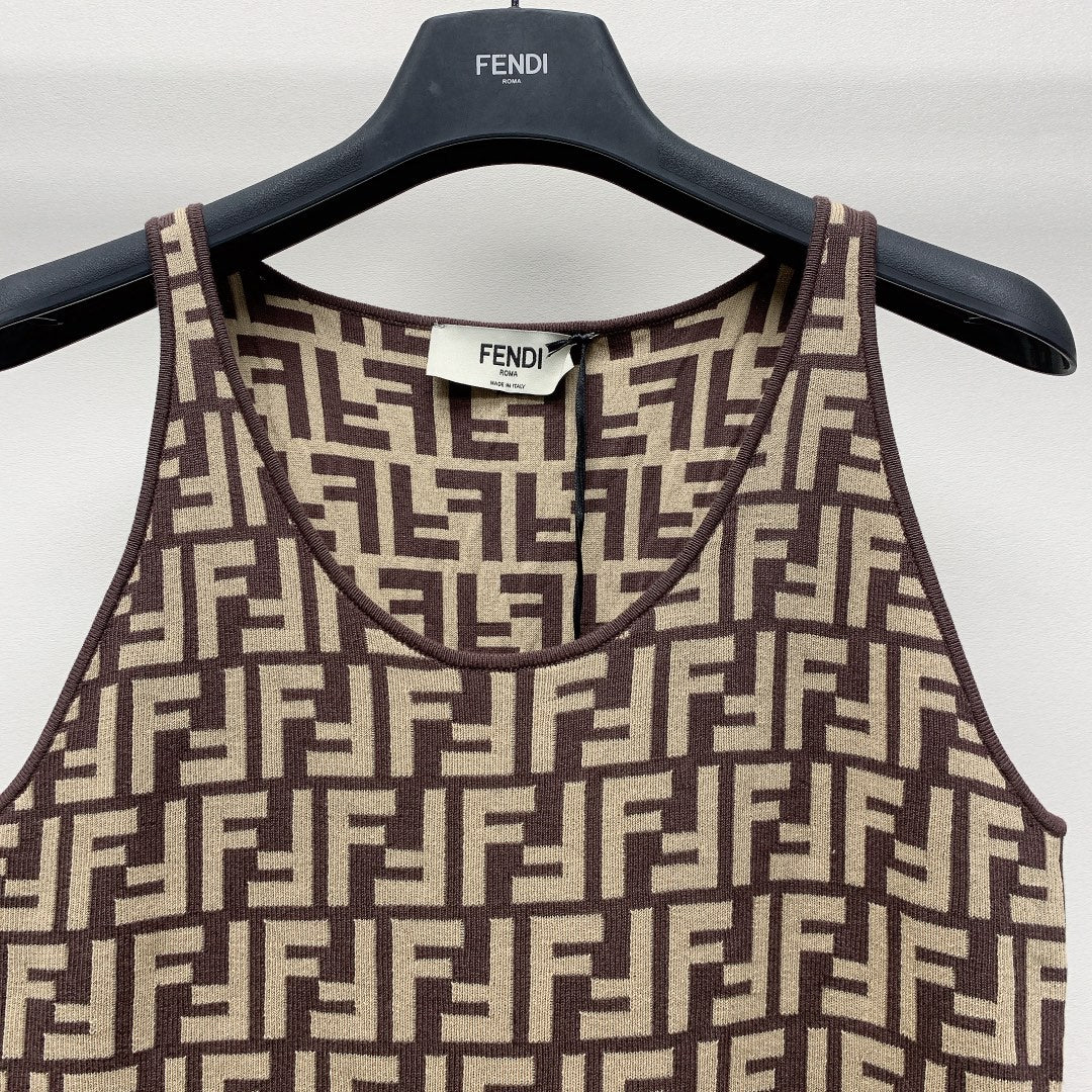 Fendi 25C Jacquard Midi Dress 228194