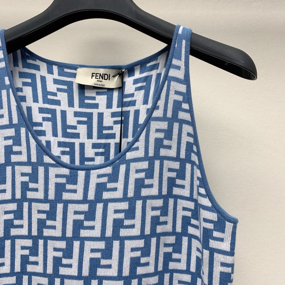 Fendi 25C Jacquard Midi Dress 228194