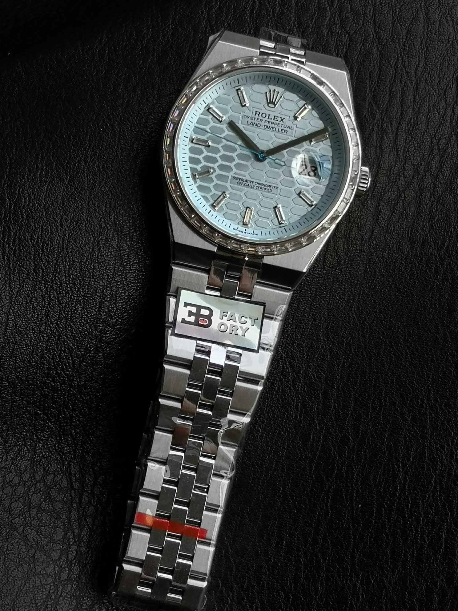 Rolex Land Dweller 40mm Silver Blue