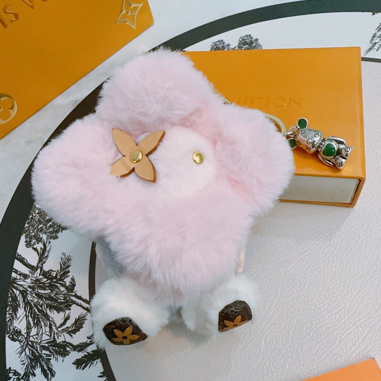 LV Pink Toy Charm