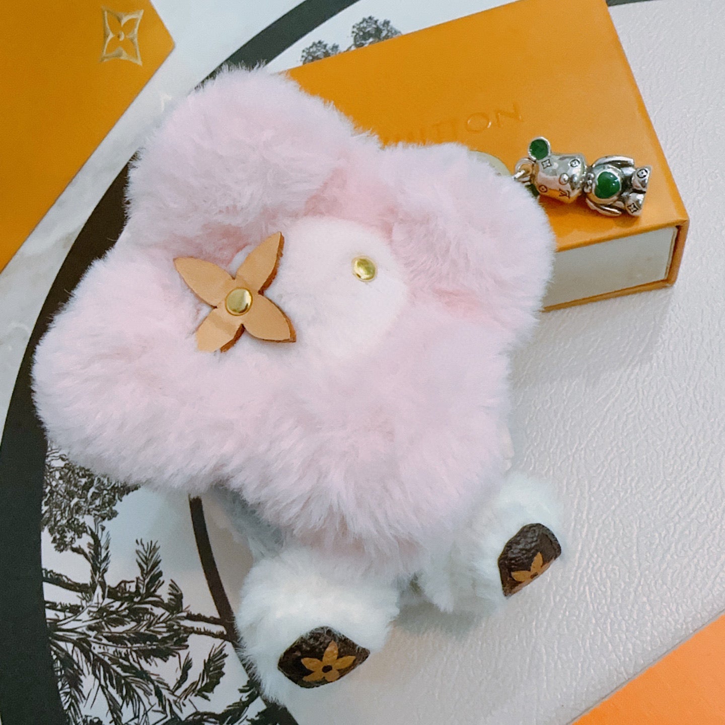LV Pink Toy Charm