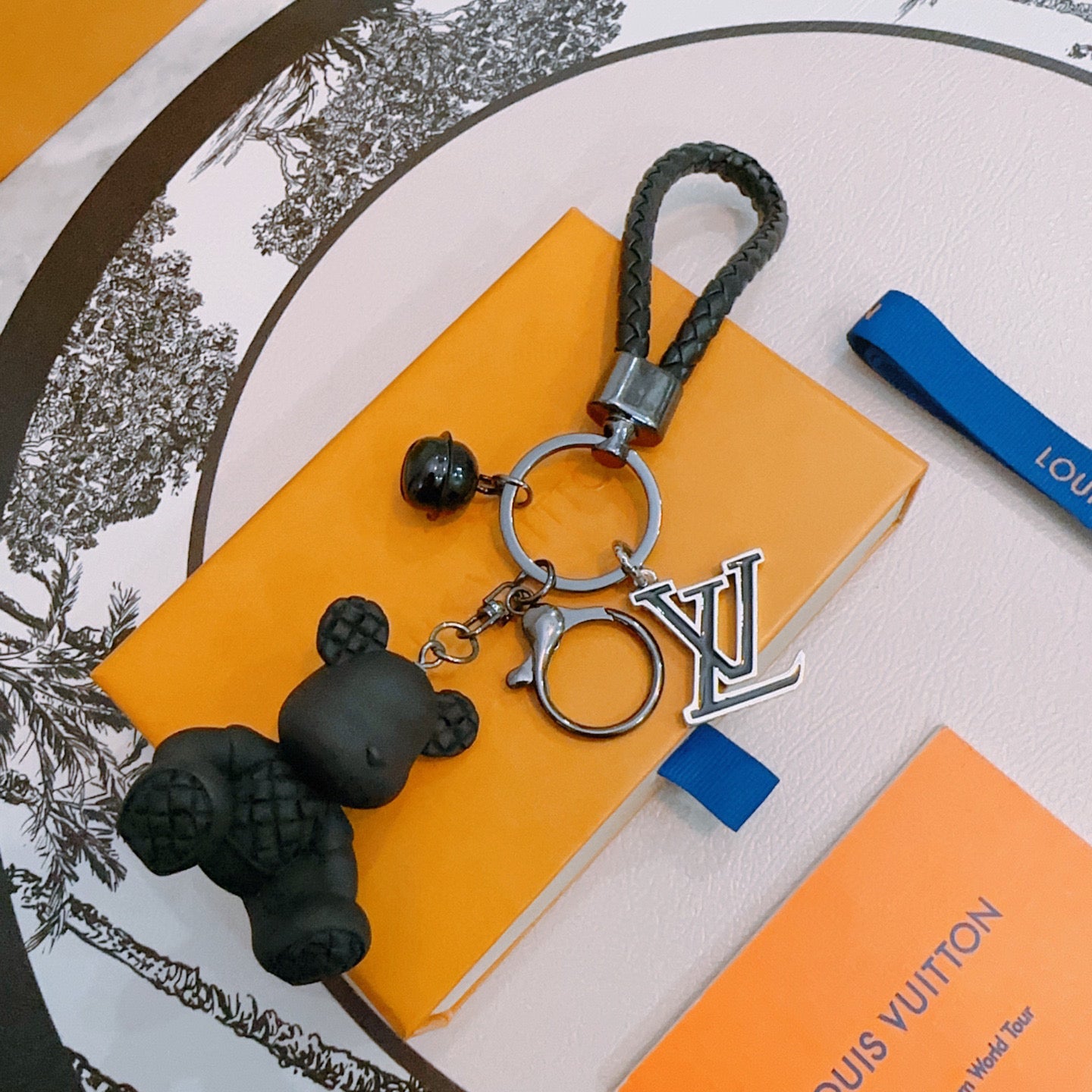 LV Black Bear Charm