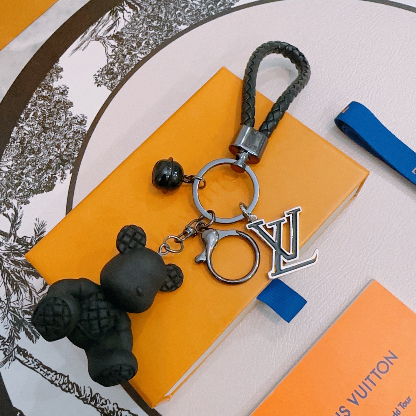 LV Black Bear Charm