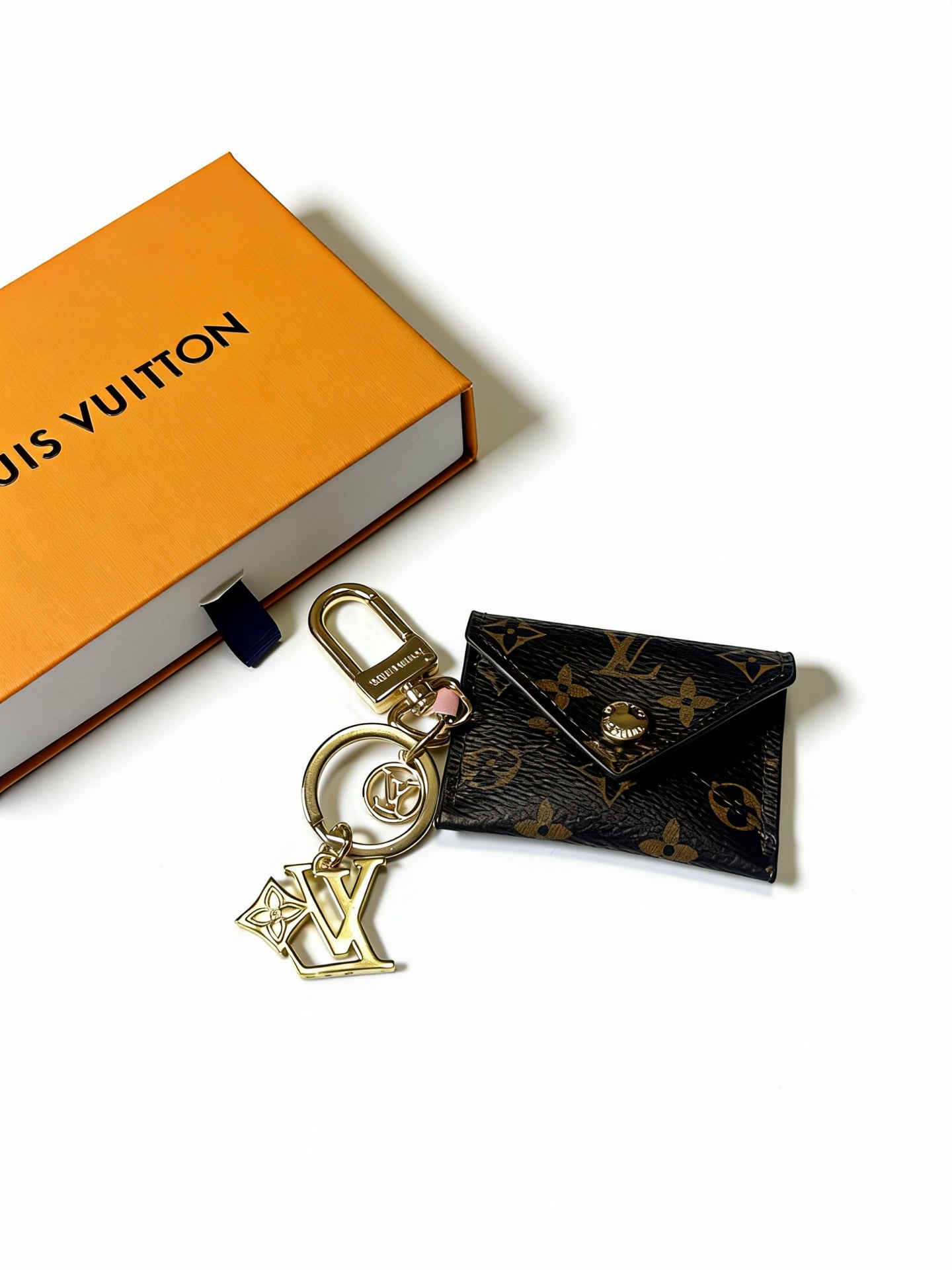 LV Bag Charm With Gold Logo