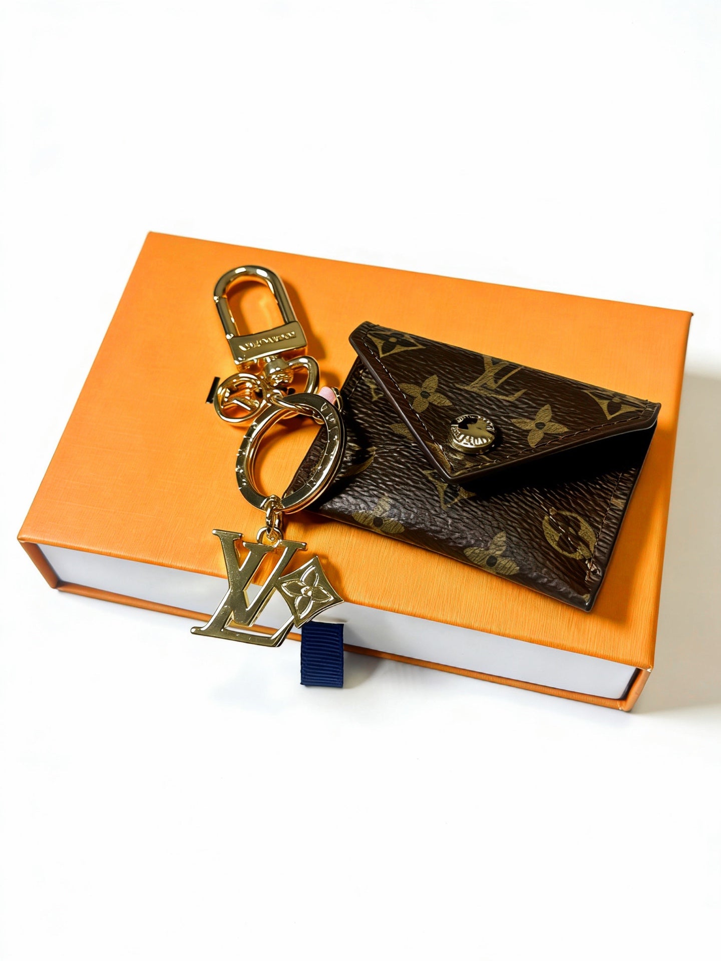 LV Bag Charm With Gold Logo